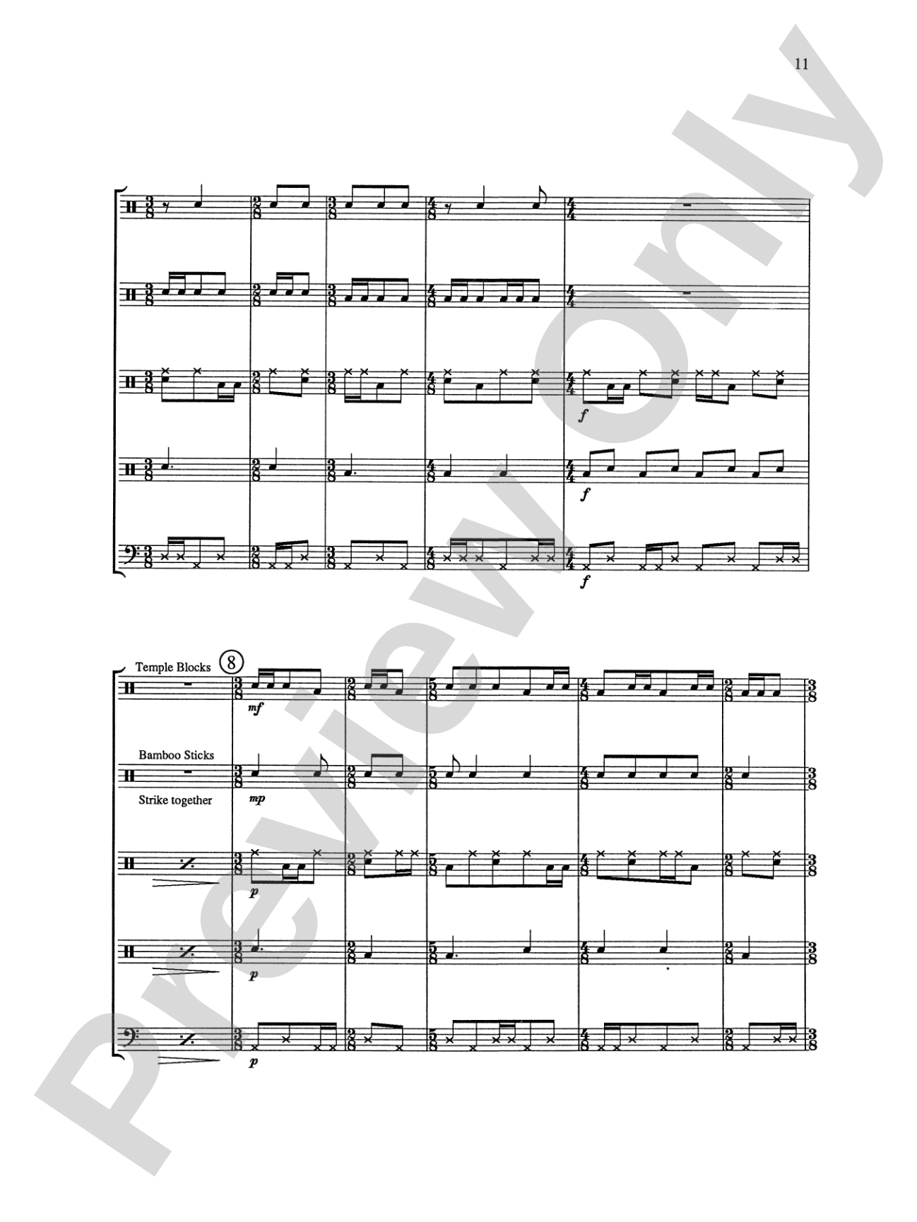 Japanese Impressions: Percussion Ensemble Book