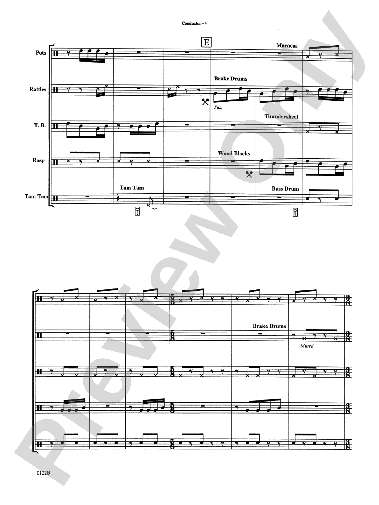Bomba: Percussion Ensemble Part(s)