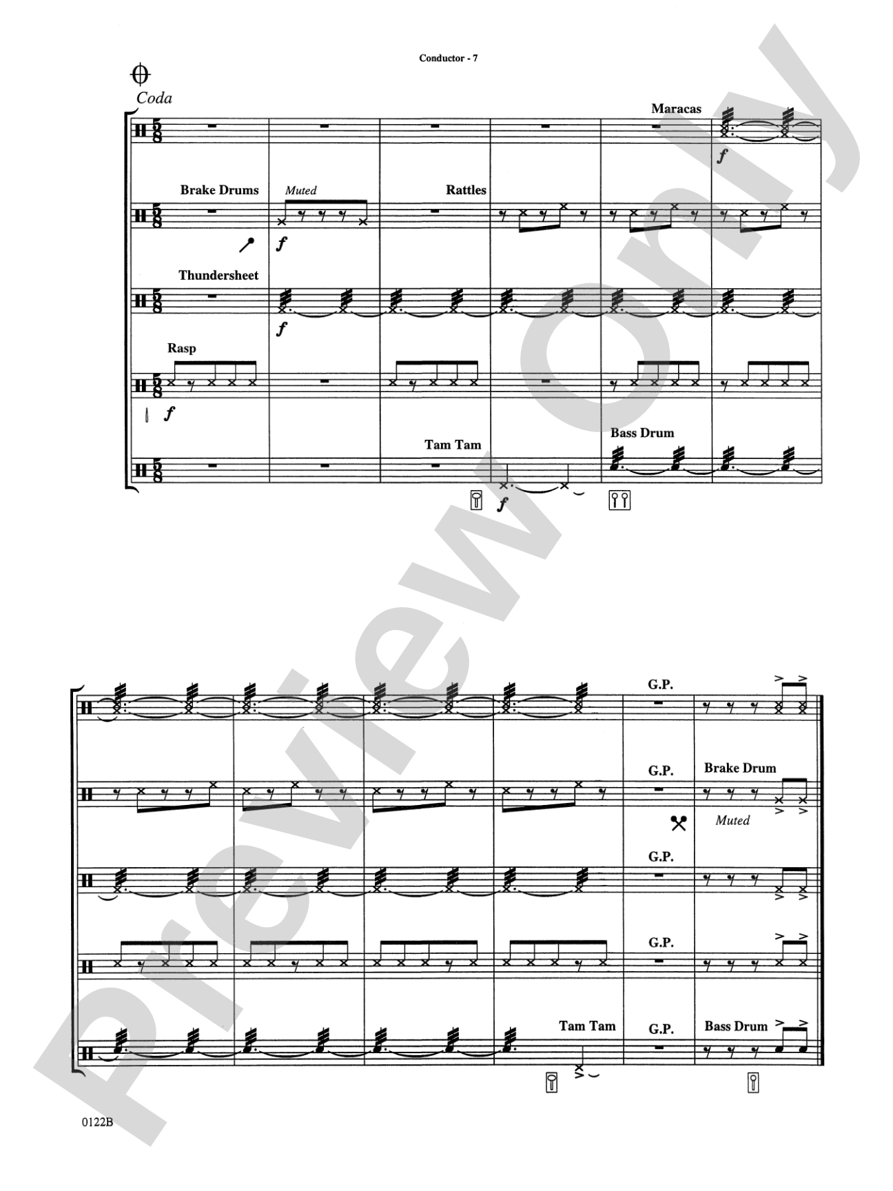 Bomba: Percussion Ensemble Part(s)