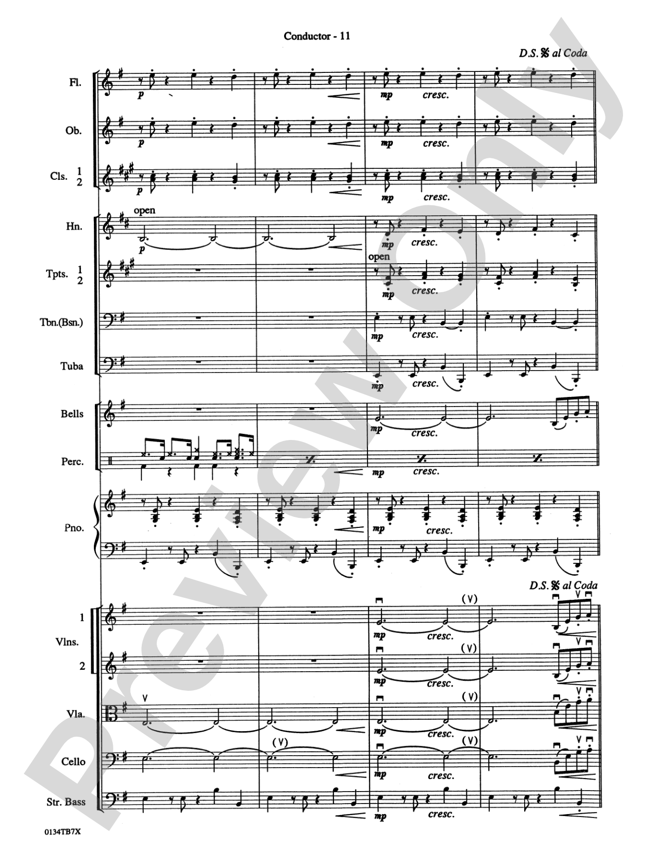 Take Five: Full Orchestra Conductor Score & Parts