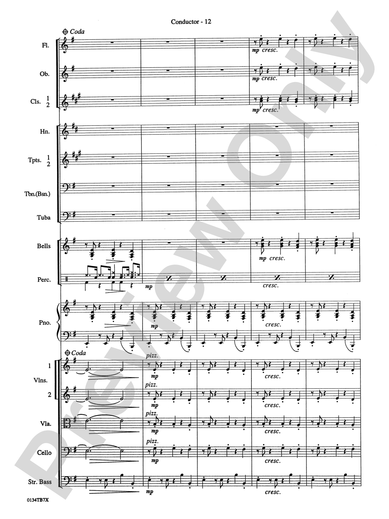 Take Five: Full Orchestra Conductor Score & Parts