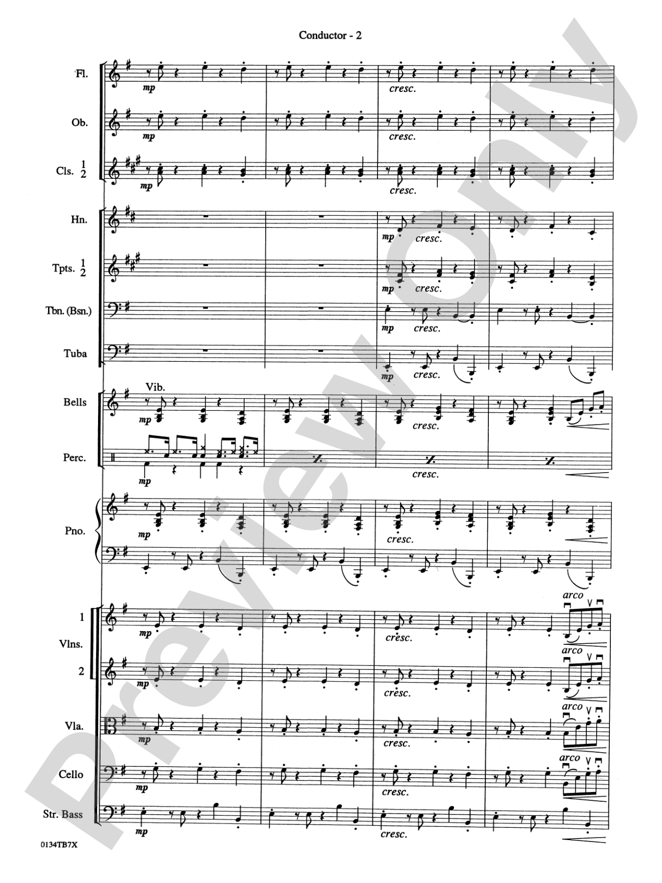 Take Five: Full Orchestra Conductor Score & Parts