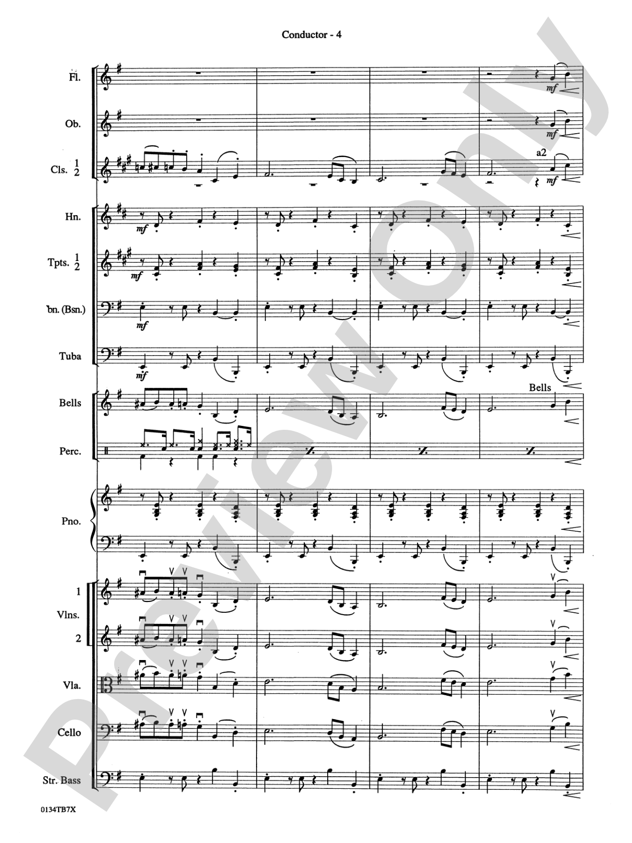 Take Five: Full Orchestra Conductor Score & Parts