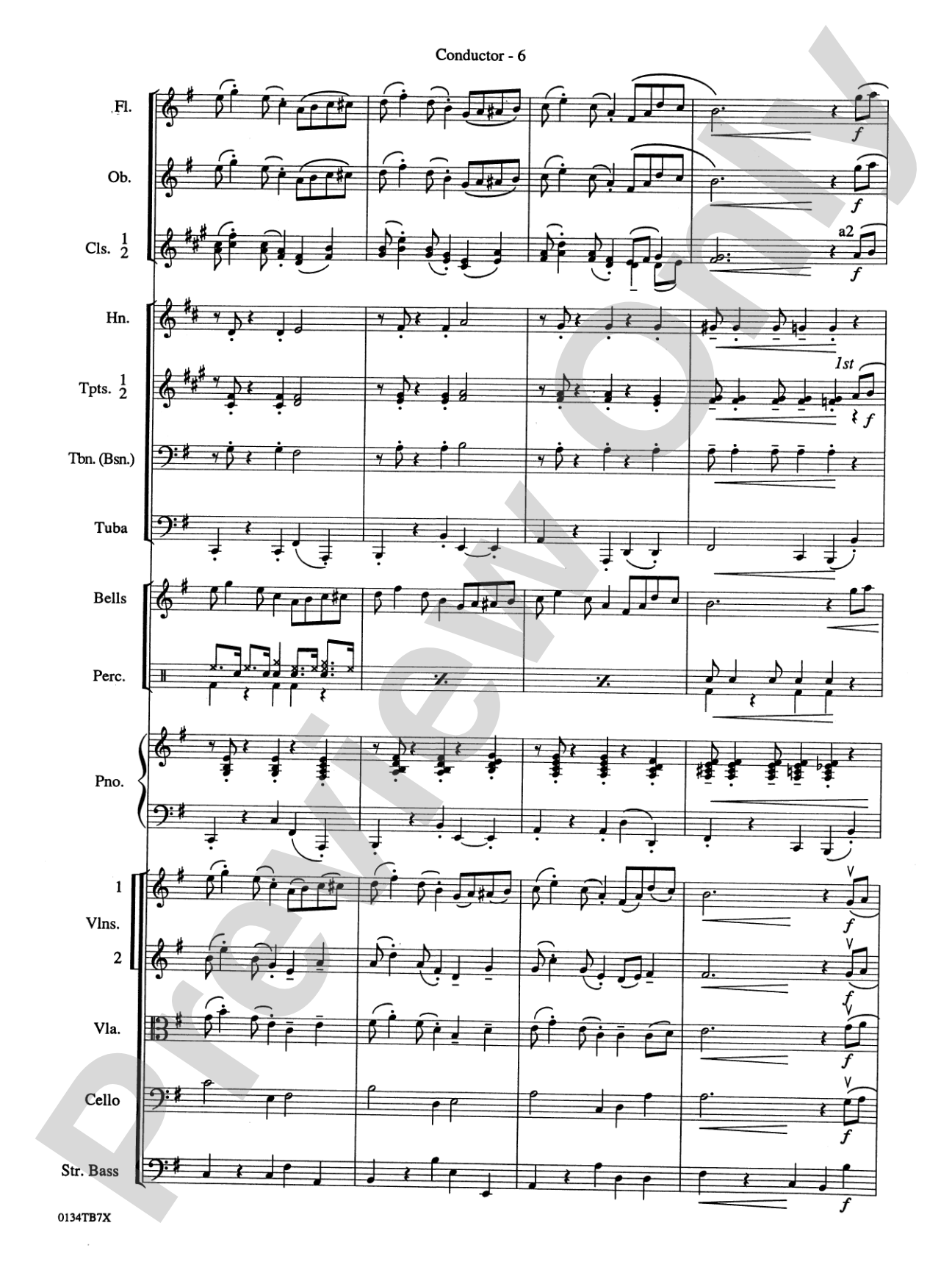 Take Five: Full Orchestra Conductor Score & Parts