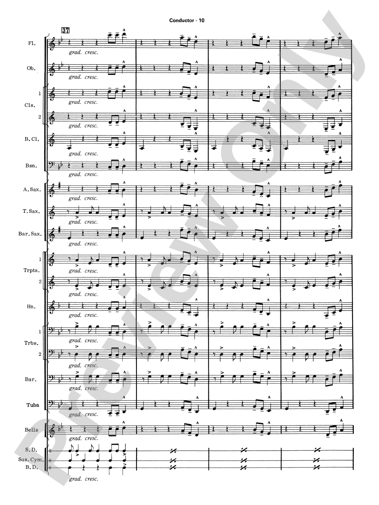 Take Five: Concert Band Conductor Score & Parts