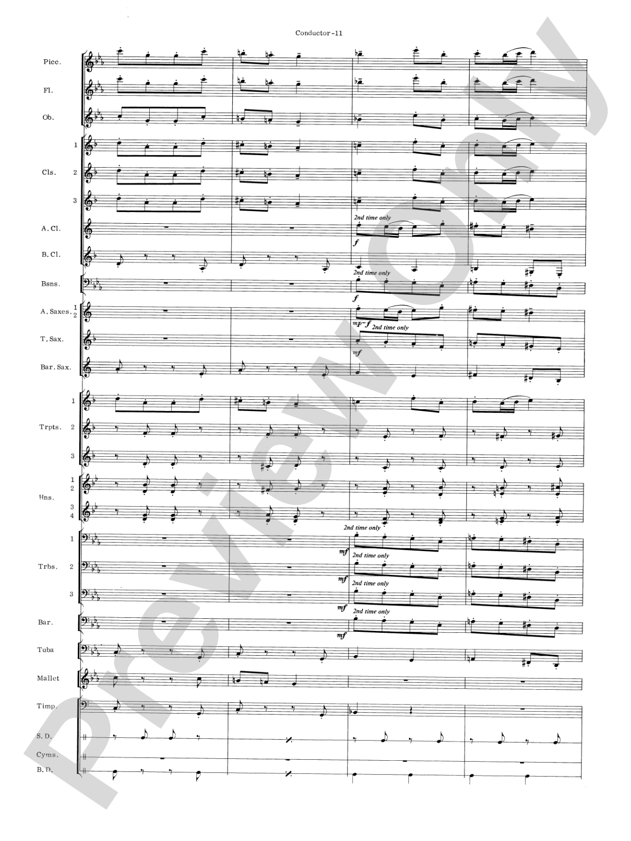 Carmen Suite: Concert Band Conductor Score & Parts