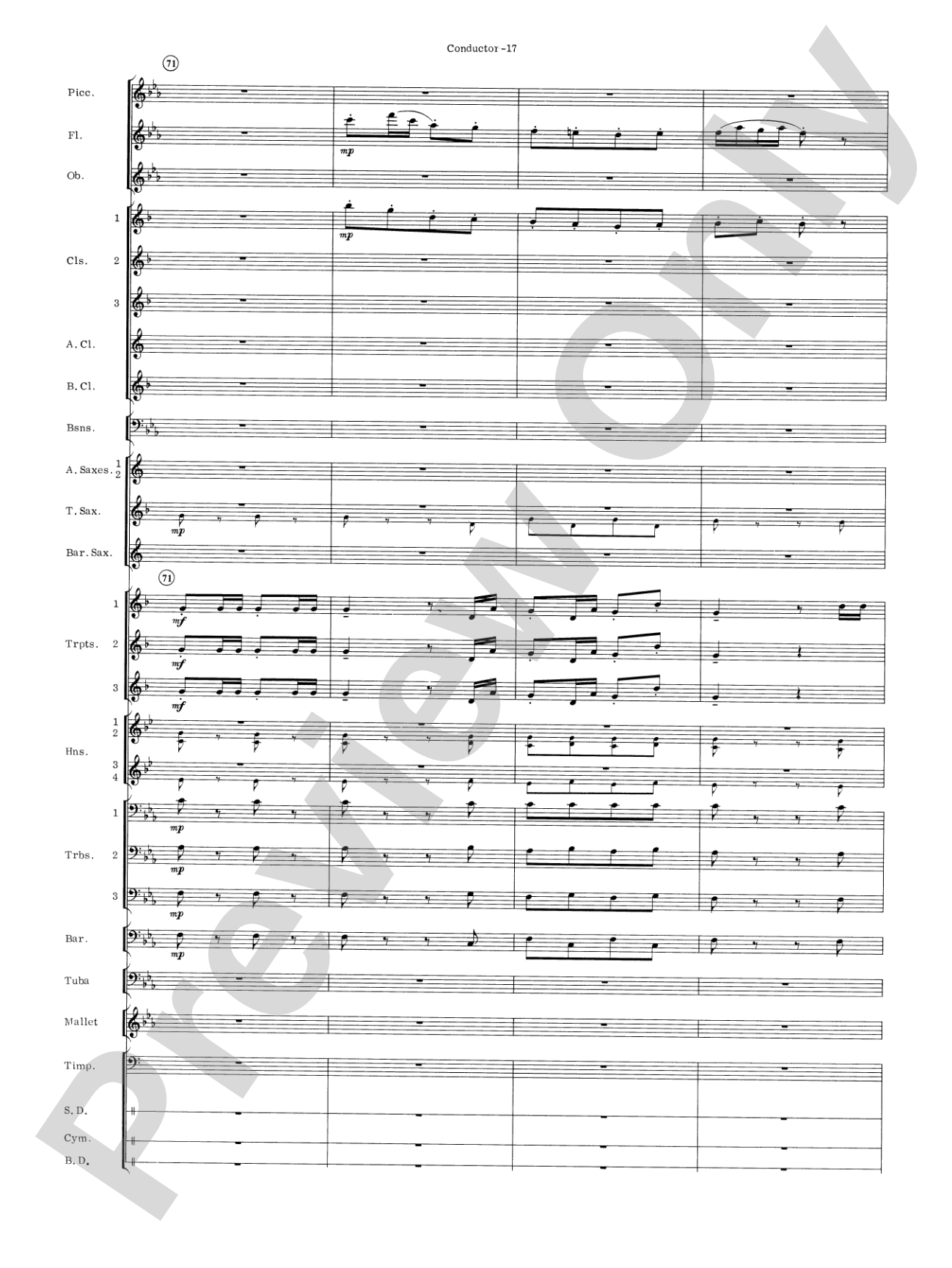 Carmen Suite: Concert Band Conductor Score & Parts