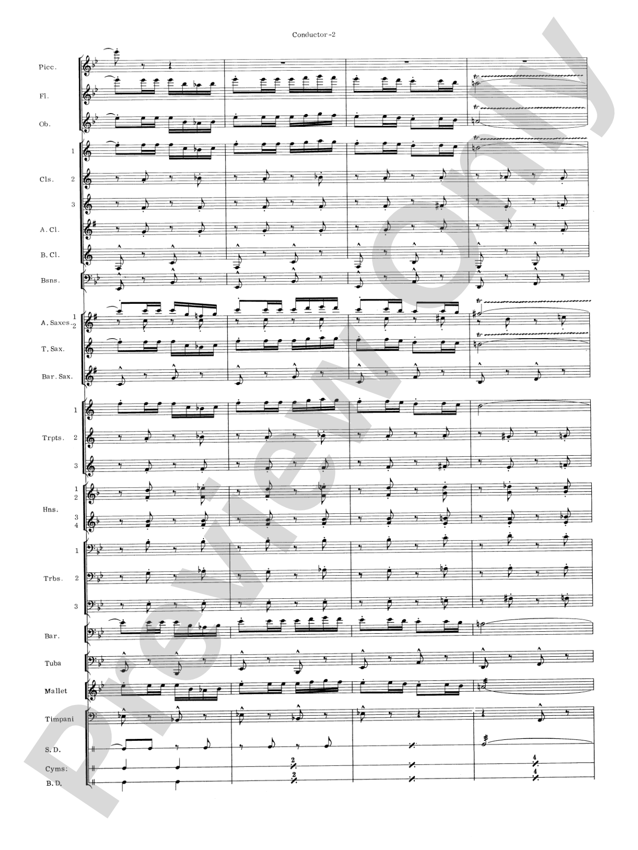 Carmen Suite: Concert Band Conductor Score & Parts