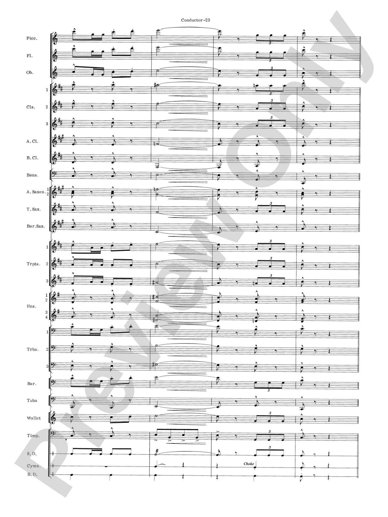 Carmen Suite: Concert Band Conductor Score & Parts