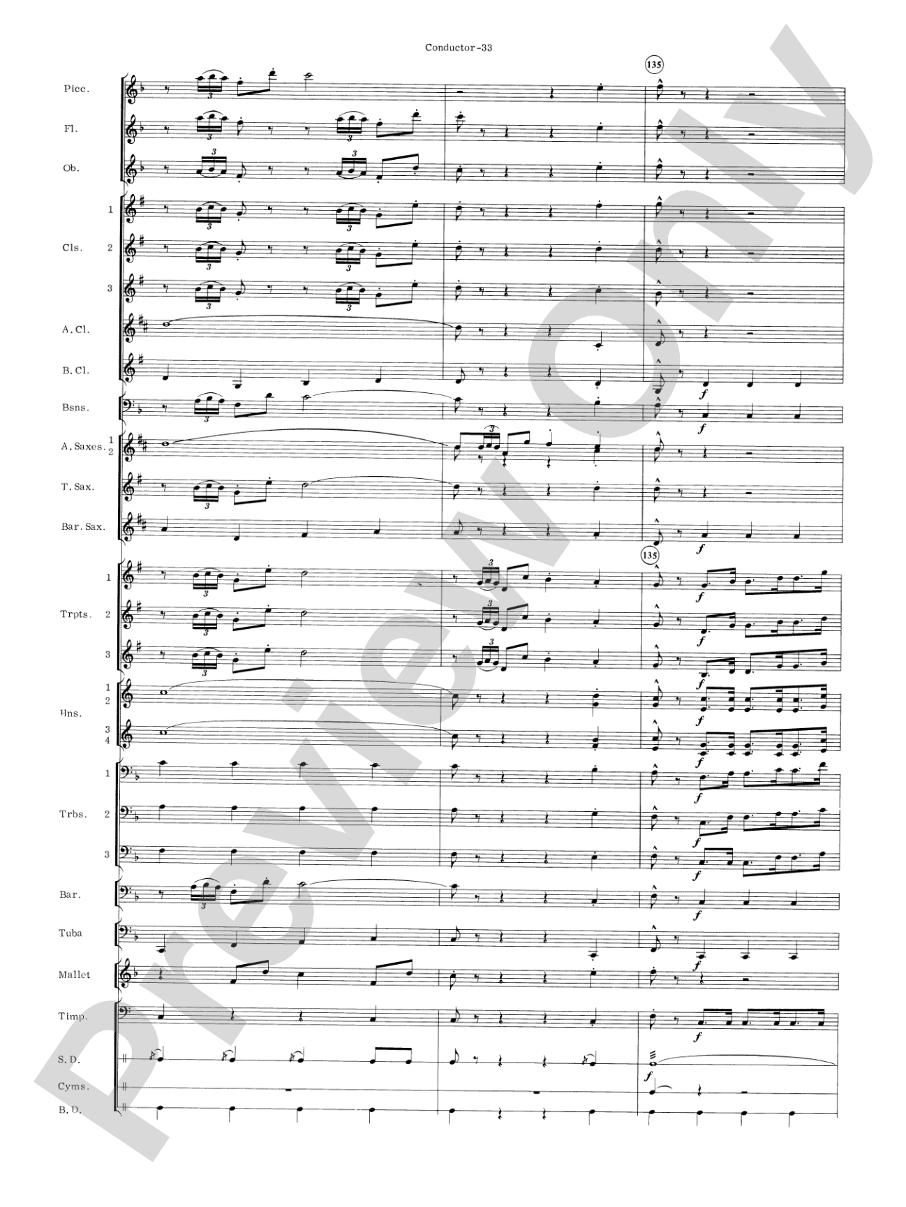 Carmen Suite: Concert Band Conductor Score & Parts