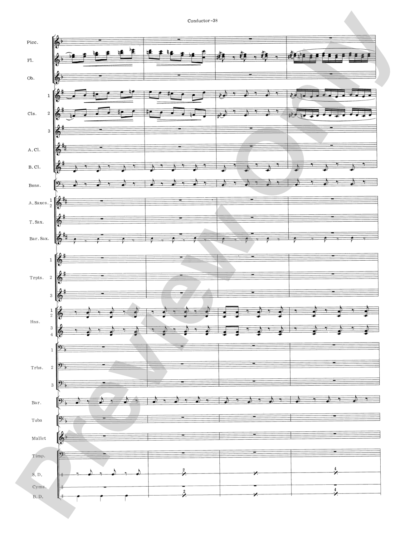 Carmen Suite: Concert Band Conductor Score & Parts
