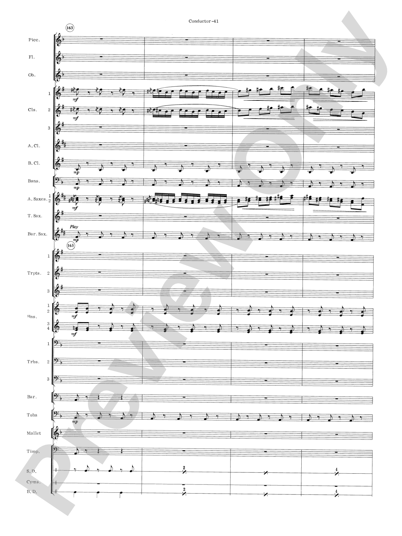 Carmen Suite: Concert Band Conductor Score & Parts