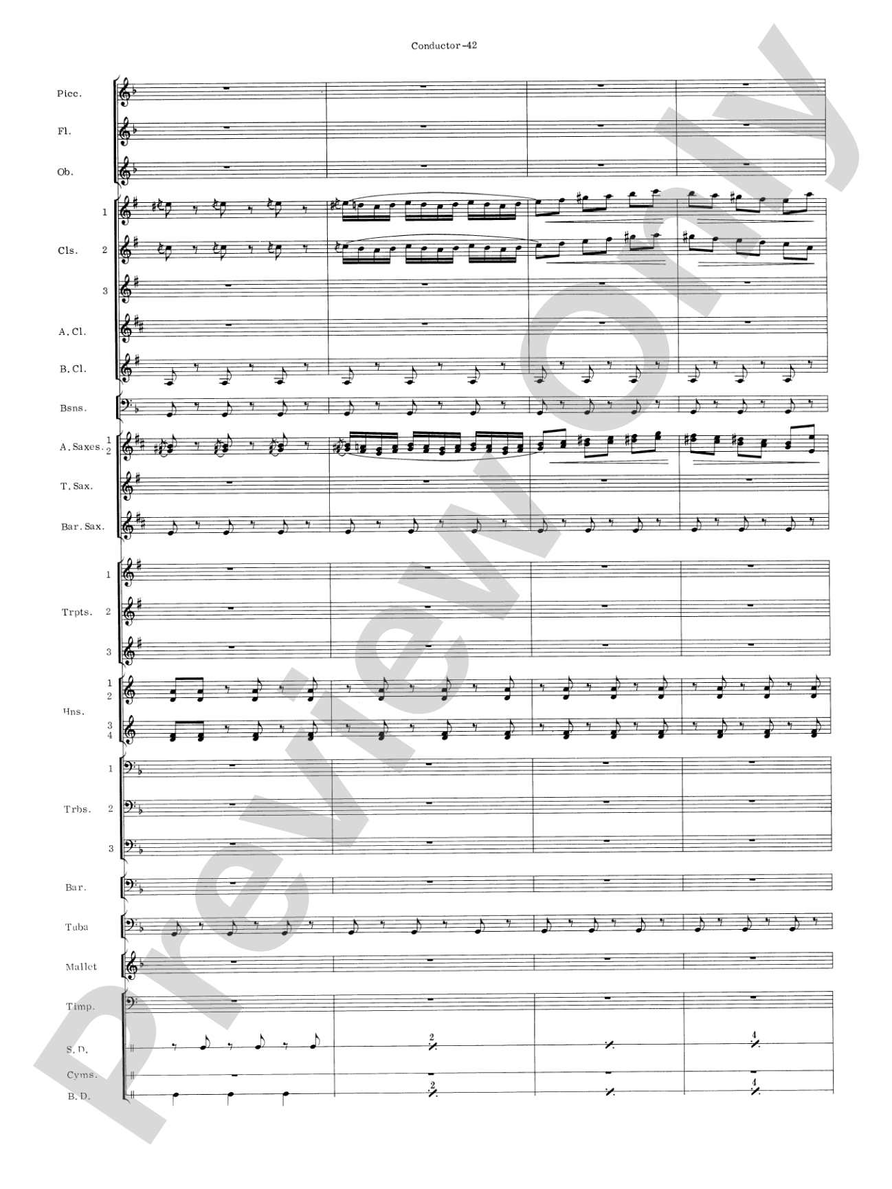 Carmen Suite: Concert Band Conductor Score & Parts