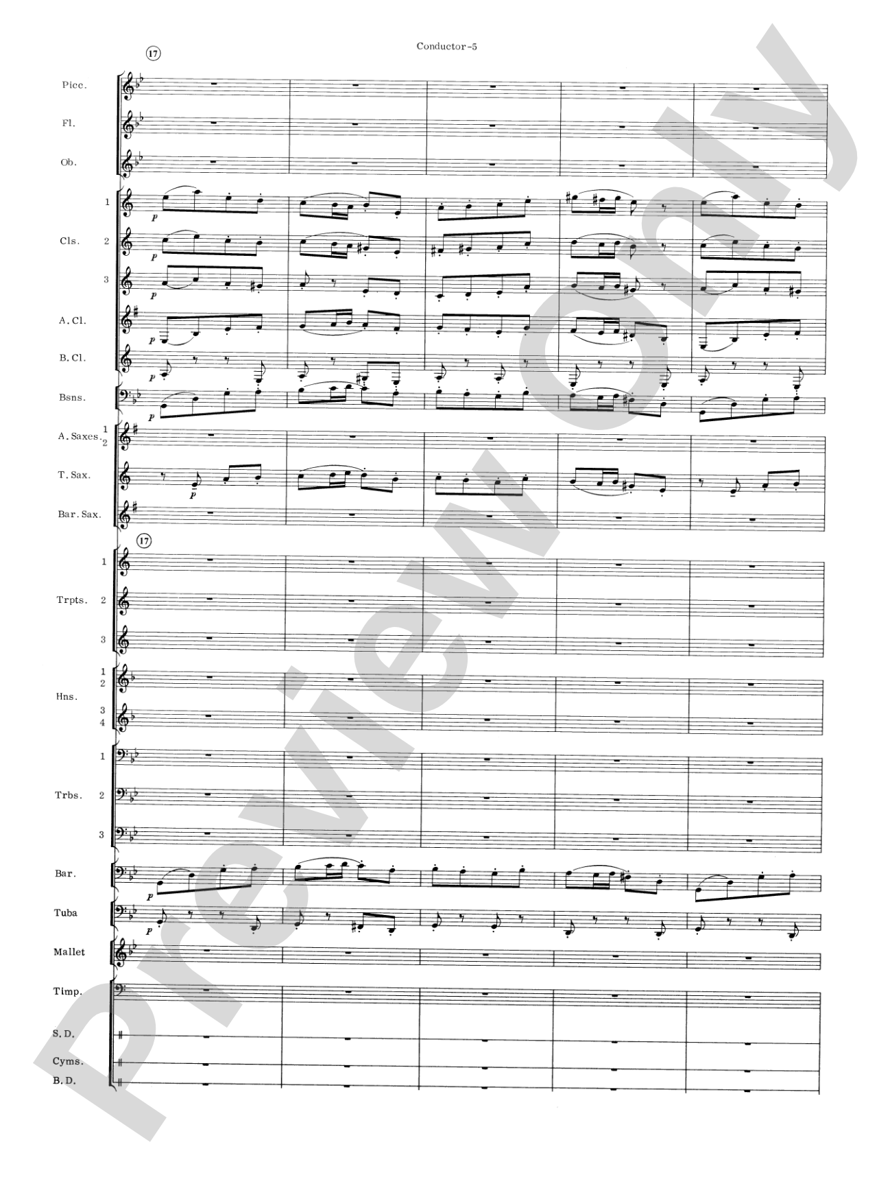 Carmen Suite: Concert Band Conductor Score & Parts