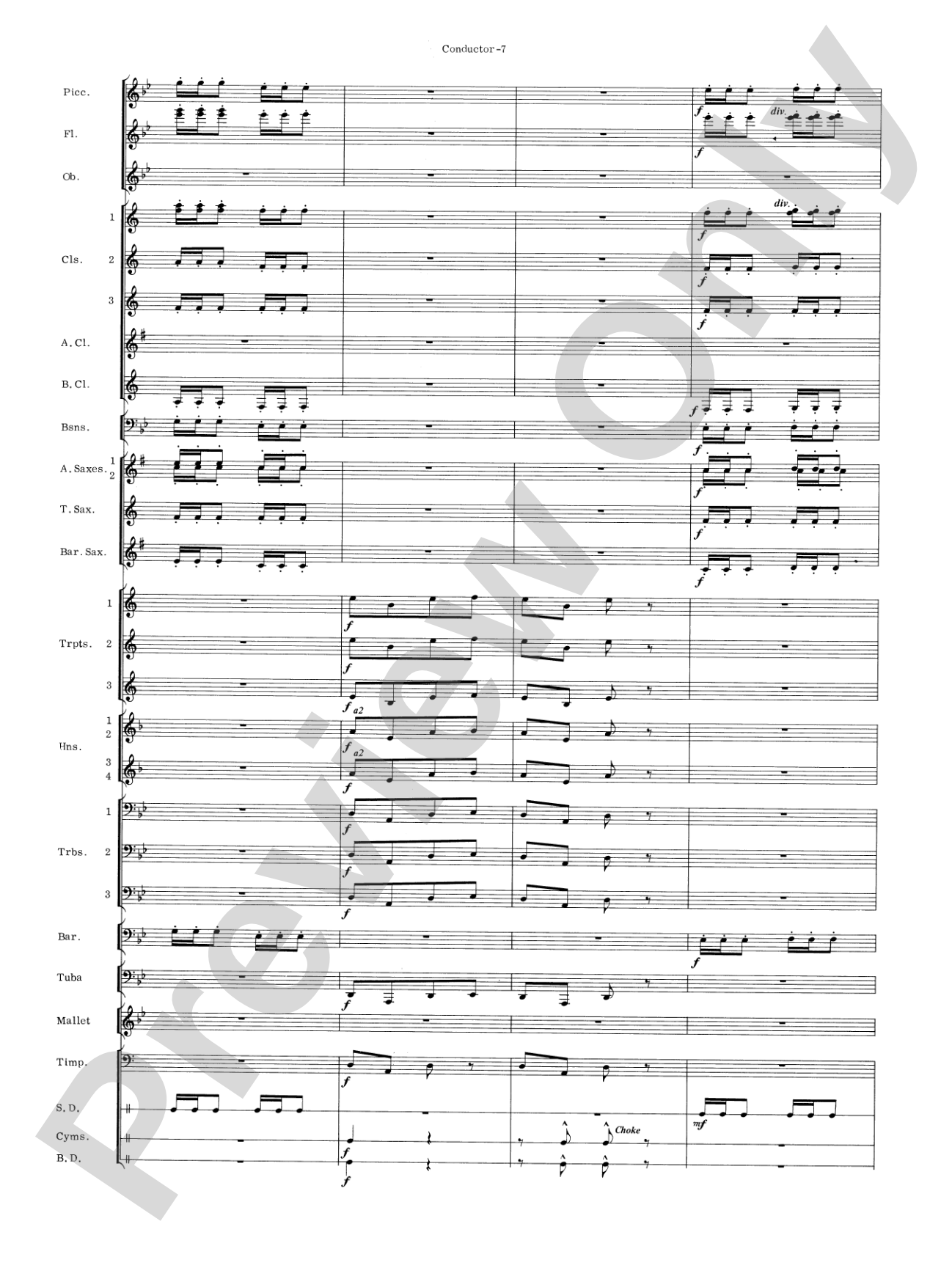 Carmen Suite: Concert Band Conductor Score & Parts