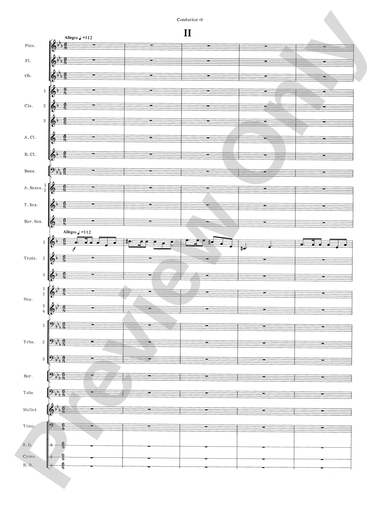 Carmen Suite: Concert Band Conductor Score & Parts