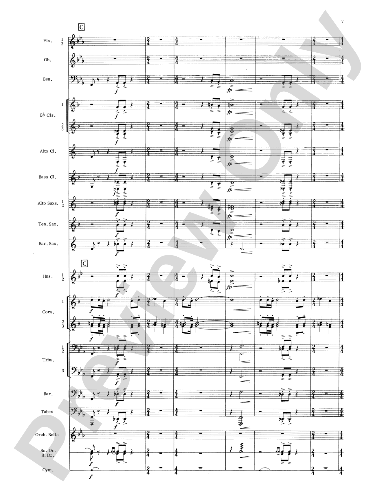 Kings Go Forth: Concert Band Conductor Score & Parts