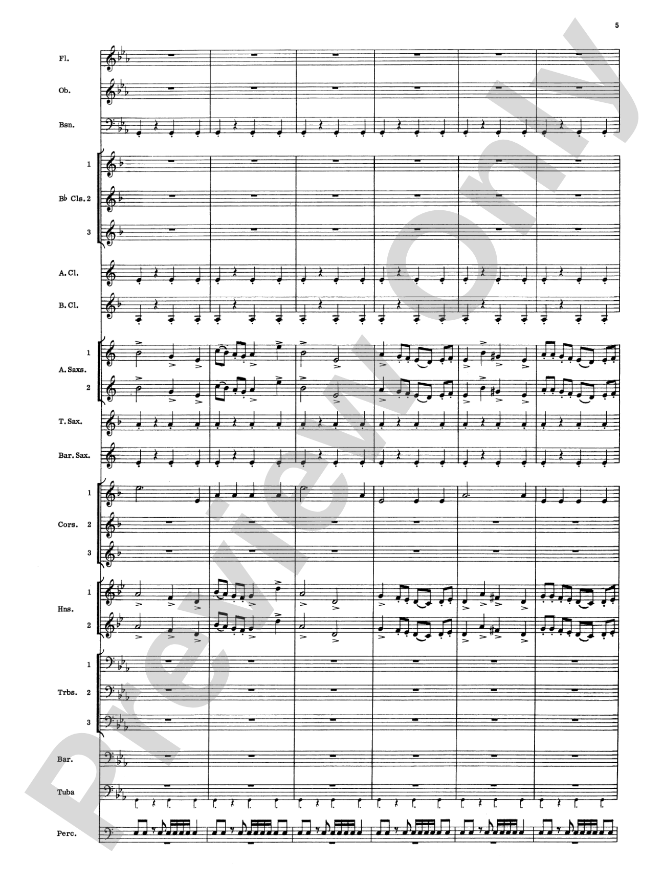 Meadowlands: Concert Band Conductor Score & Parts