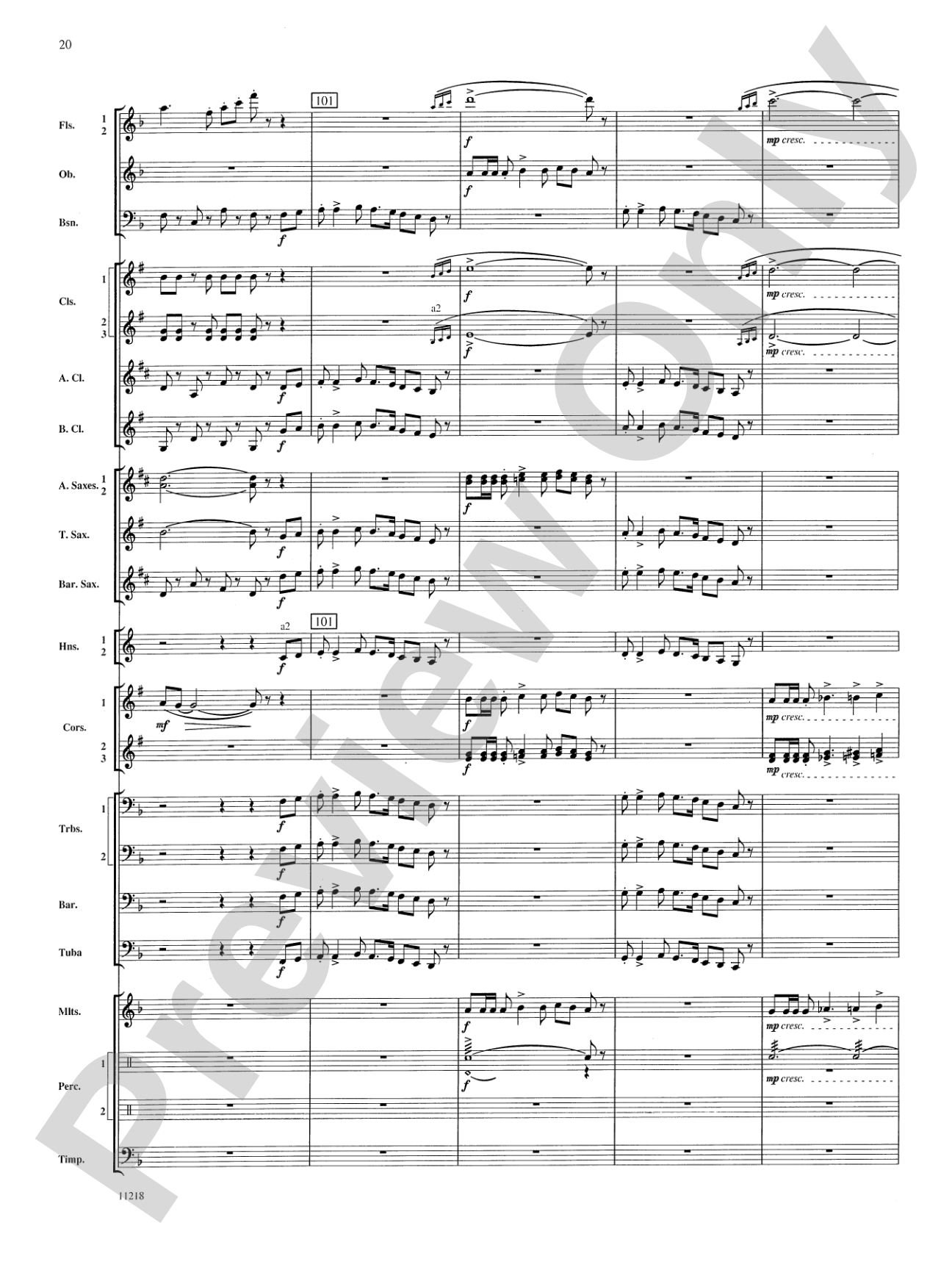 Scenes of Wonder: Concert Band Conductor Score & Parts