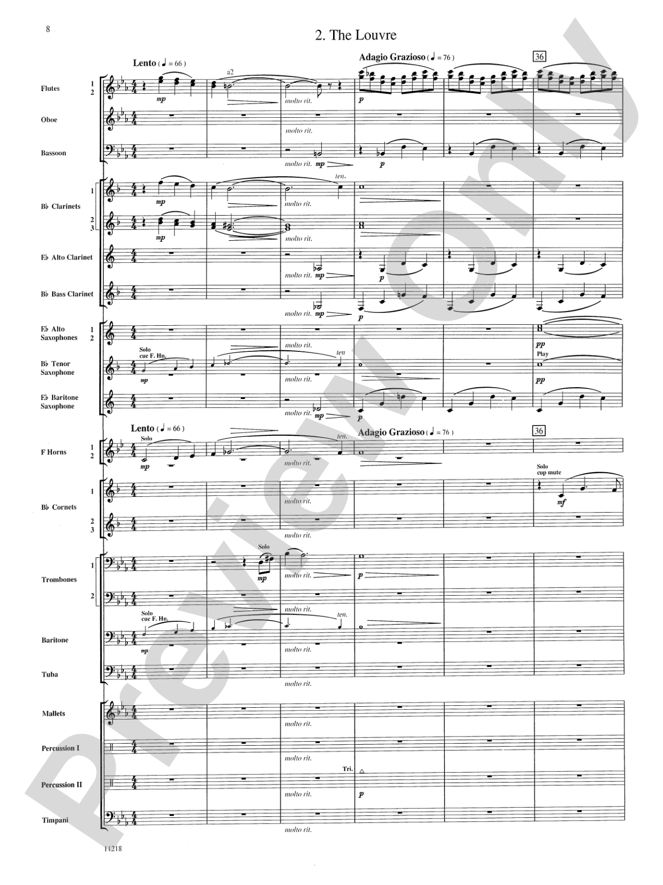 Scenes of Wonder: Concert Band Conductor Score & Parts