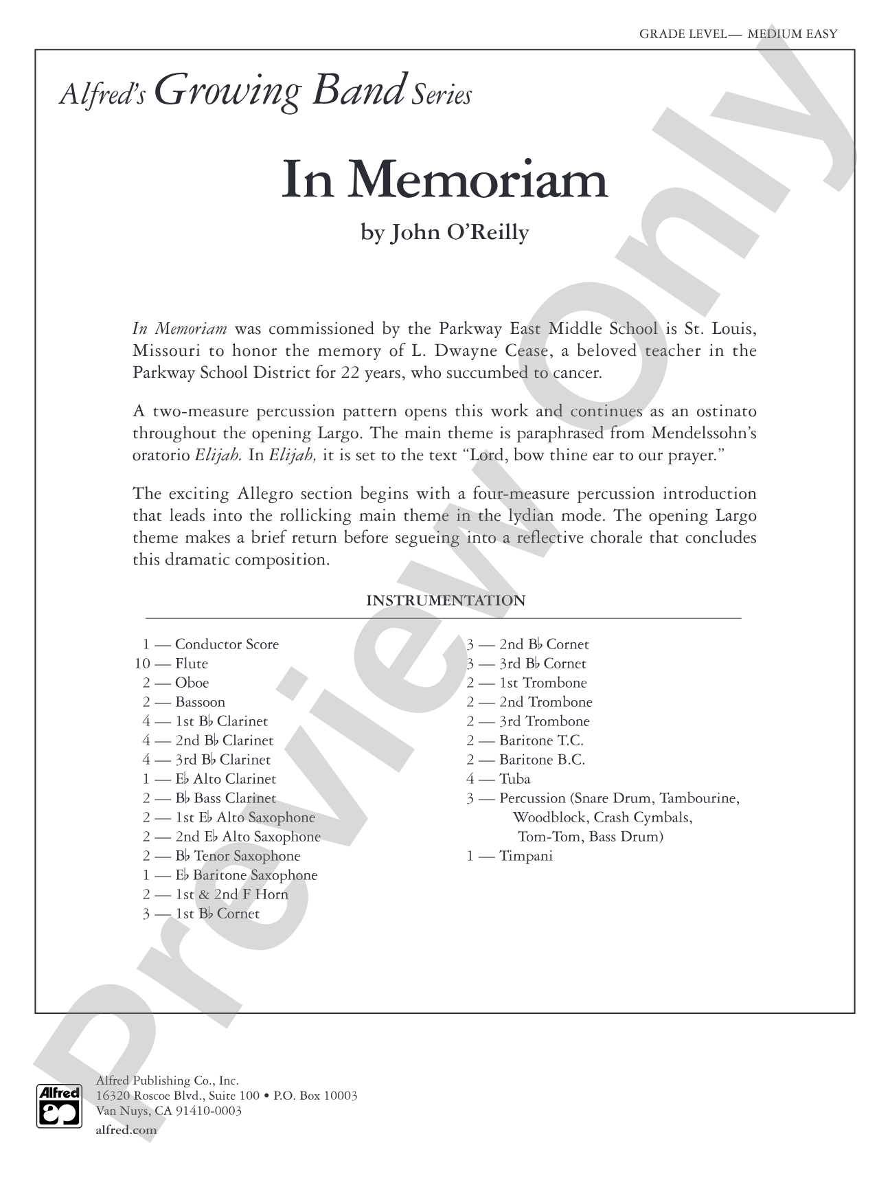 In Memoriam