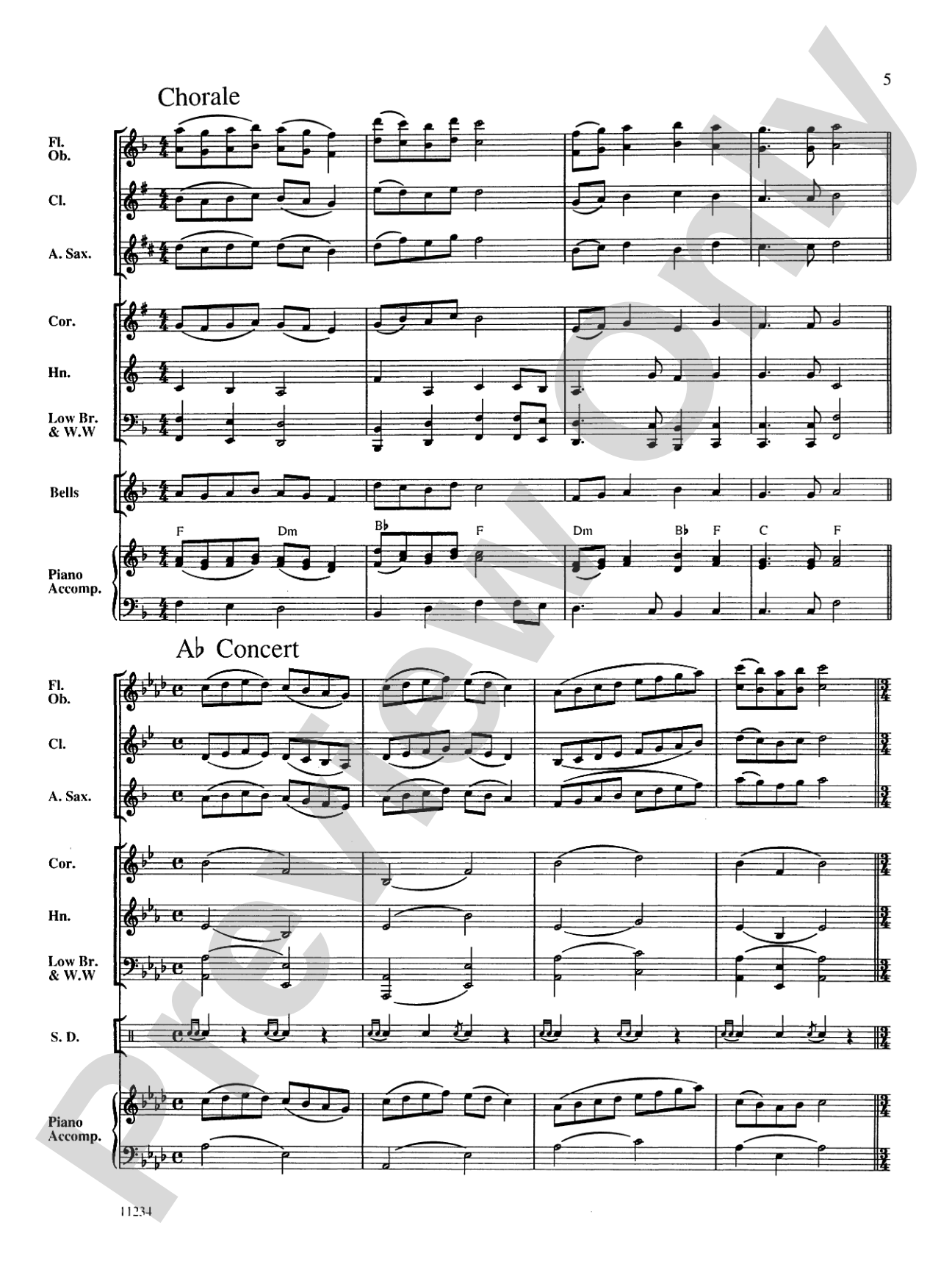 Yamaha Warm-Ups: Concert Band Conductor Score & Parts