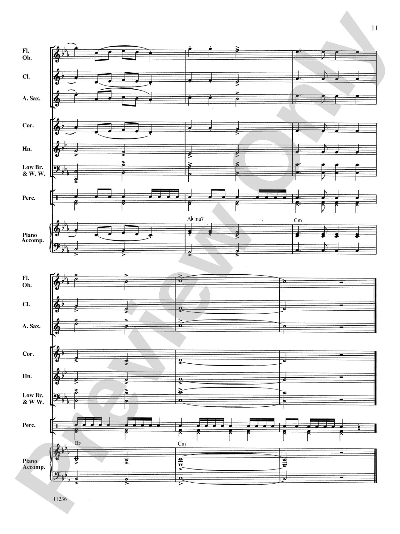 Northridge Overture: Concert Band Conductor Score & Parts