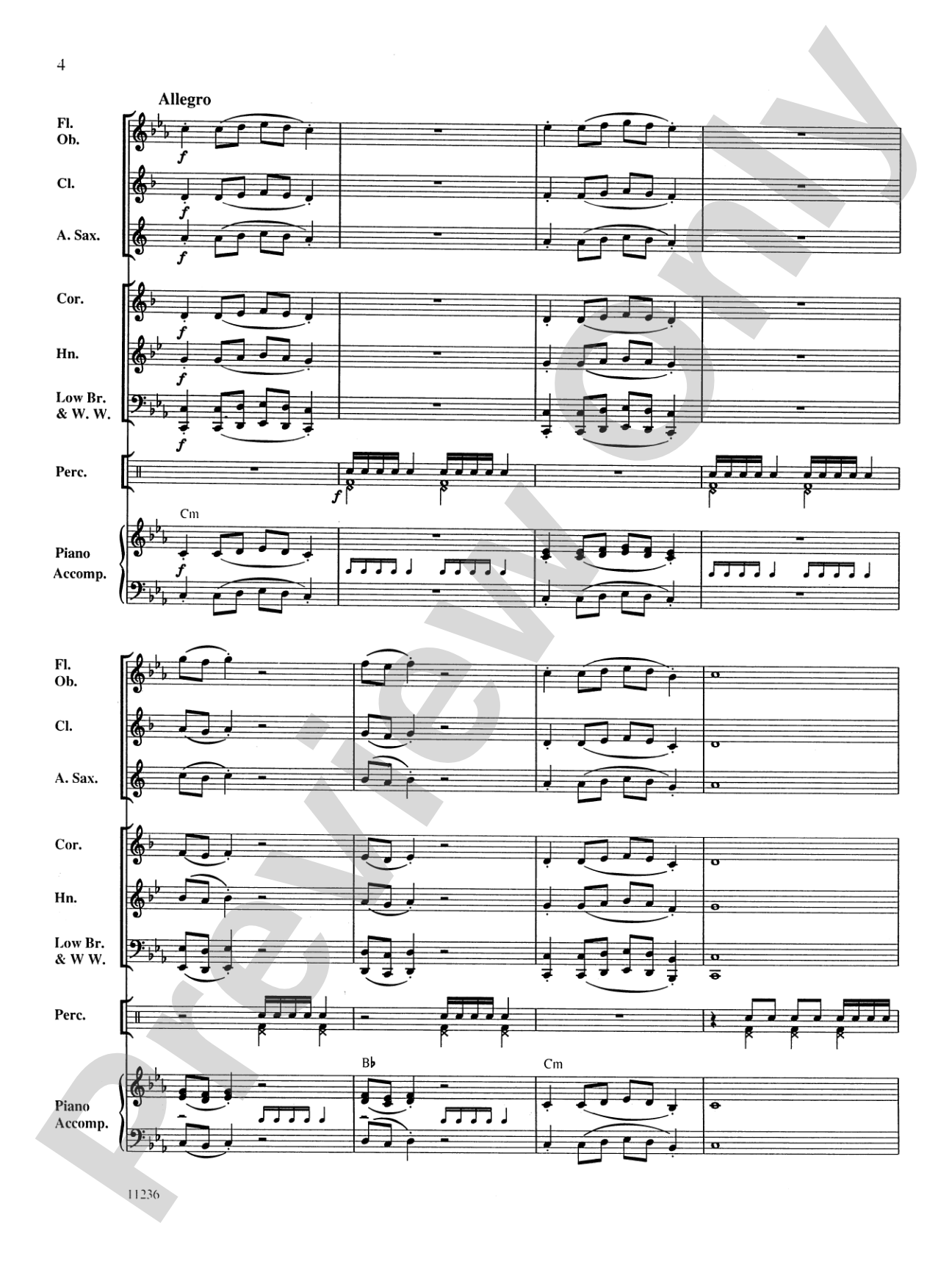 Northridge Overture: Concert Band Conductor Score & Parts