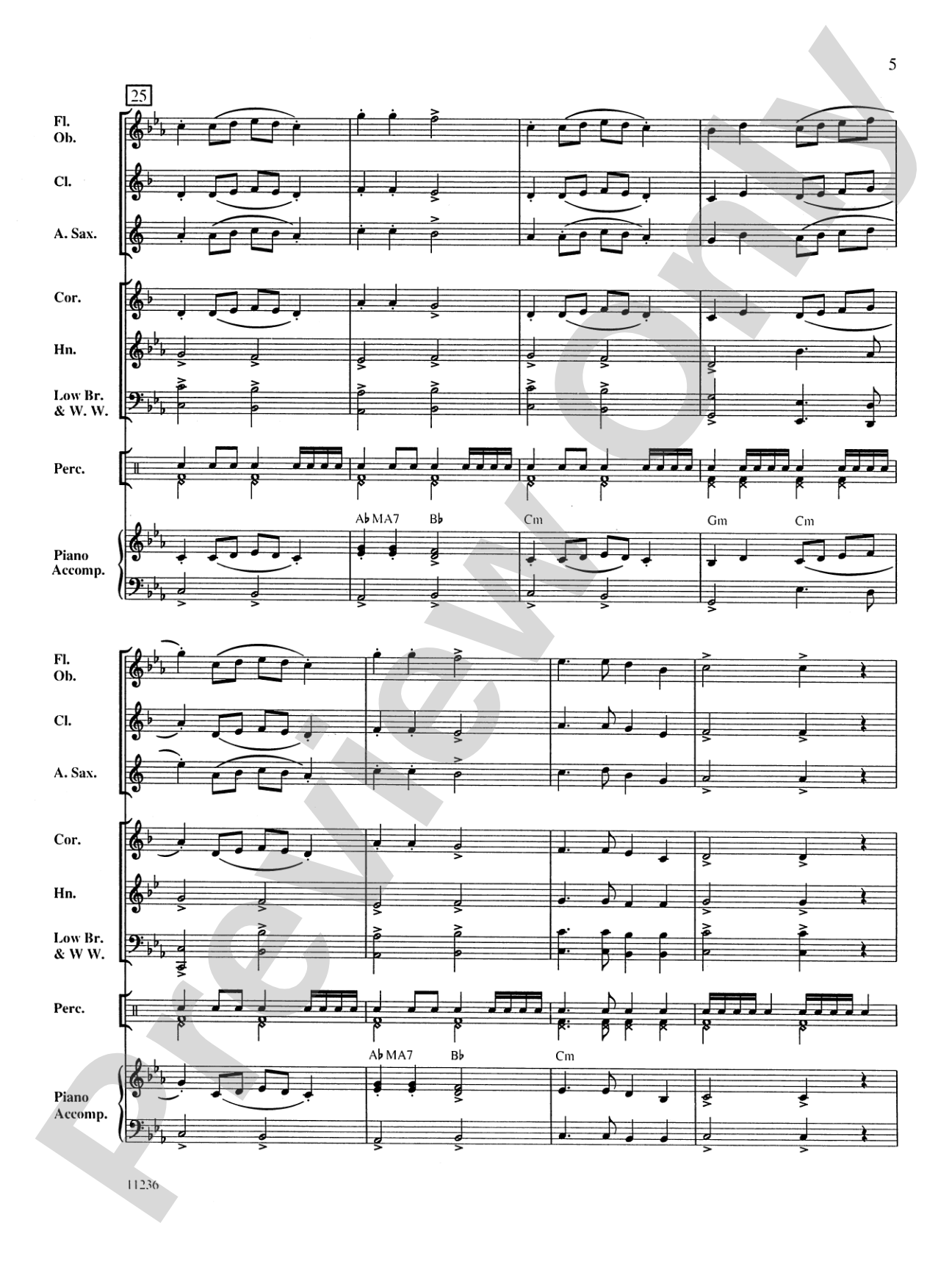 Northridge Overture: Concert Band Conductor Score & Parts