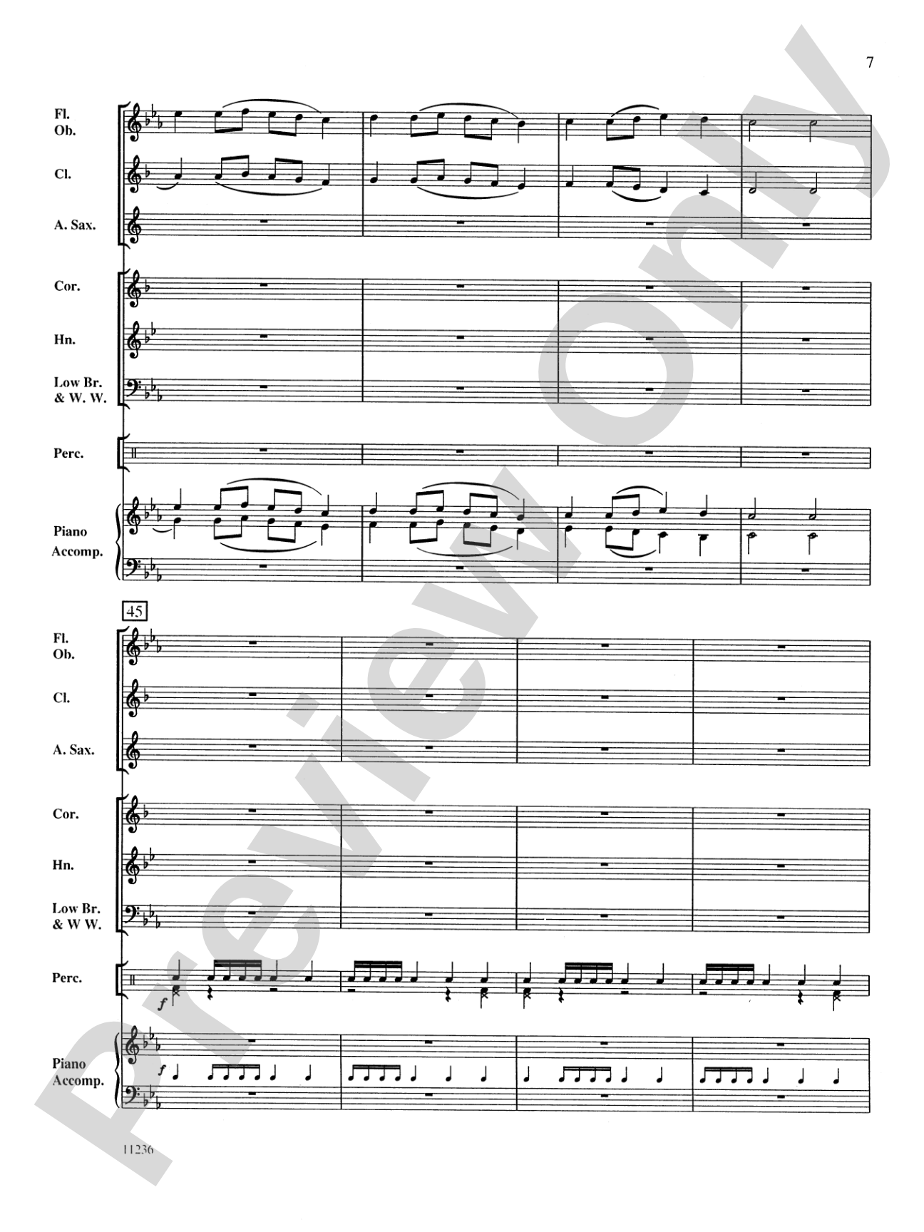 Northridge Overture: Concert Band Conductor Score & Parts