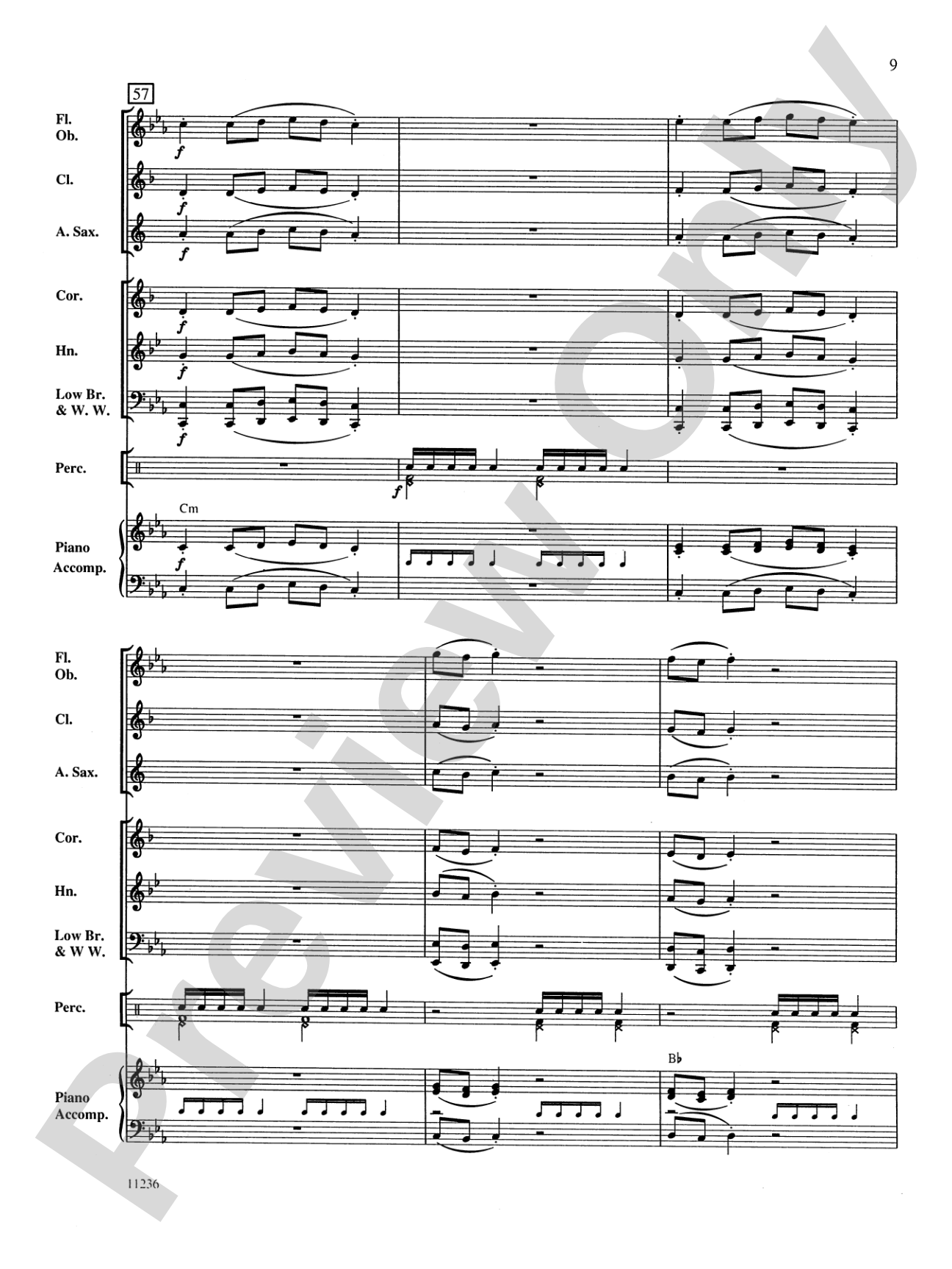 Northridge Overture: Concert Band Conductor Score & Parts