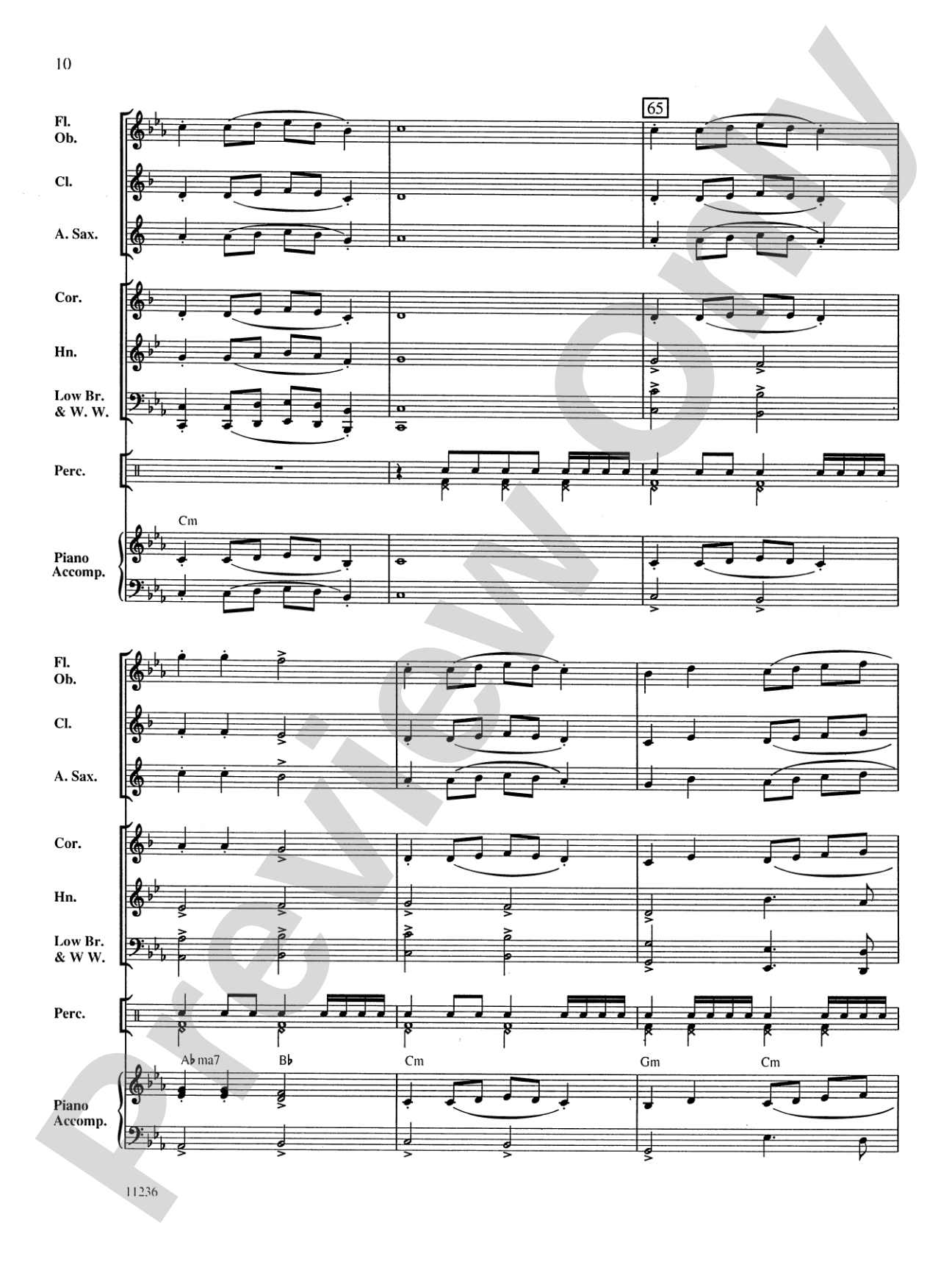 Northridge Overture: Concert Band Conductor Score & Parts