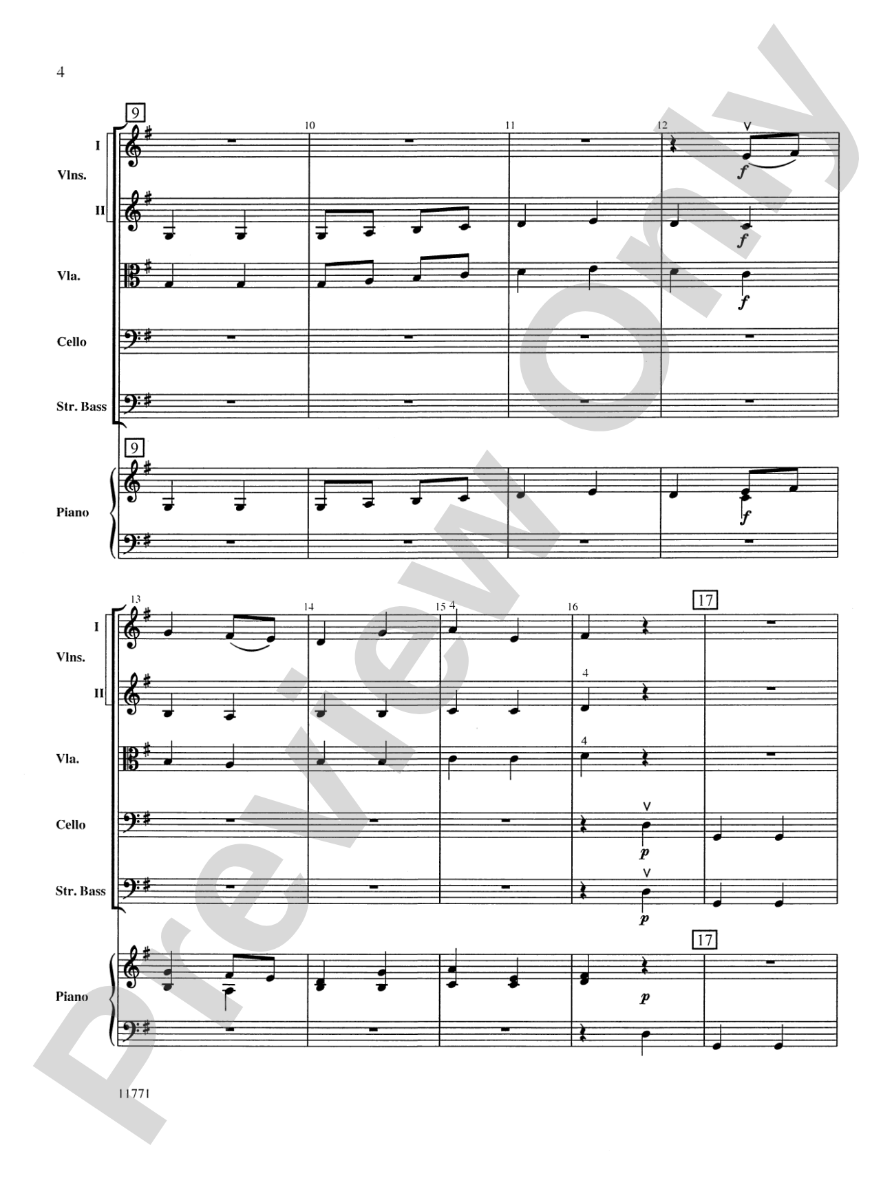 Crystal City March: String Orchestra Conductor Score & Parts
