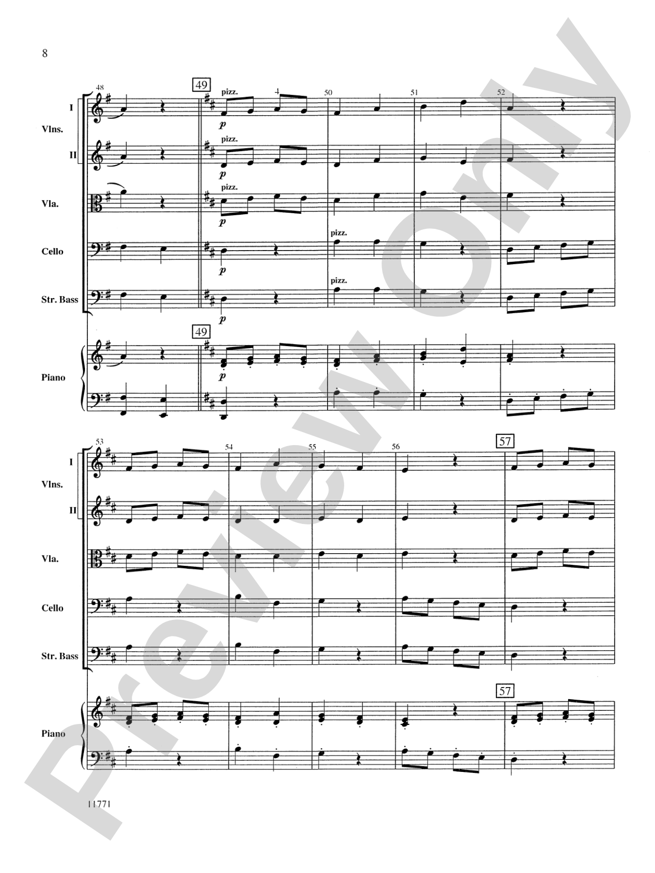 Crystal City March: String Orchestra Conductor Score & Parts