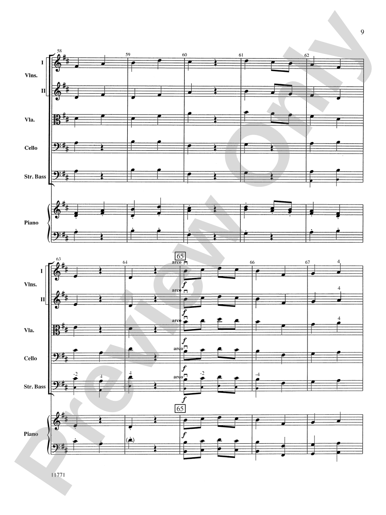 Crystal City March: String Orchestra Conductor Score & Parts