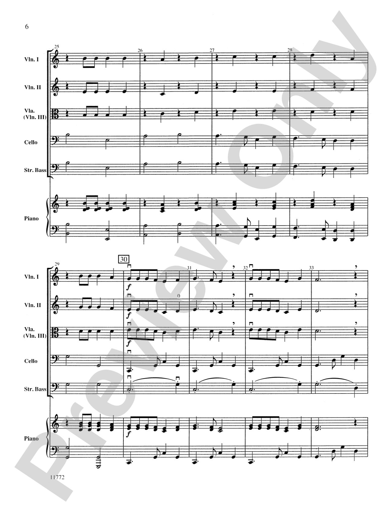 Moonlight Tango: String Orchestra Conductor Score & Parts