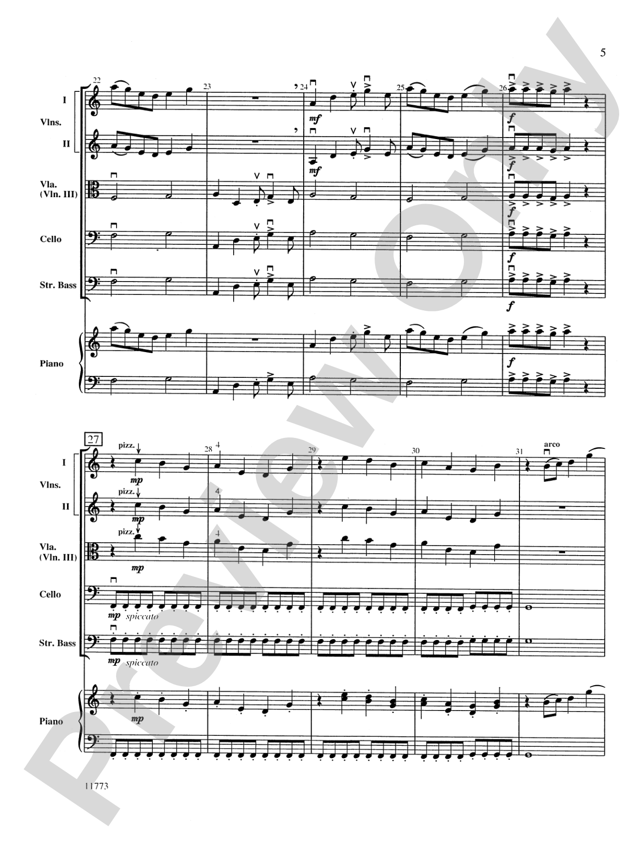 Dramatic Essay: String Orchestra Conductor Score & Parts