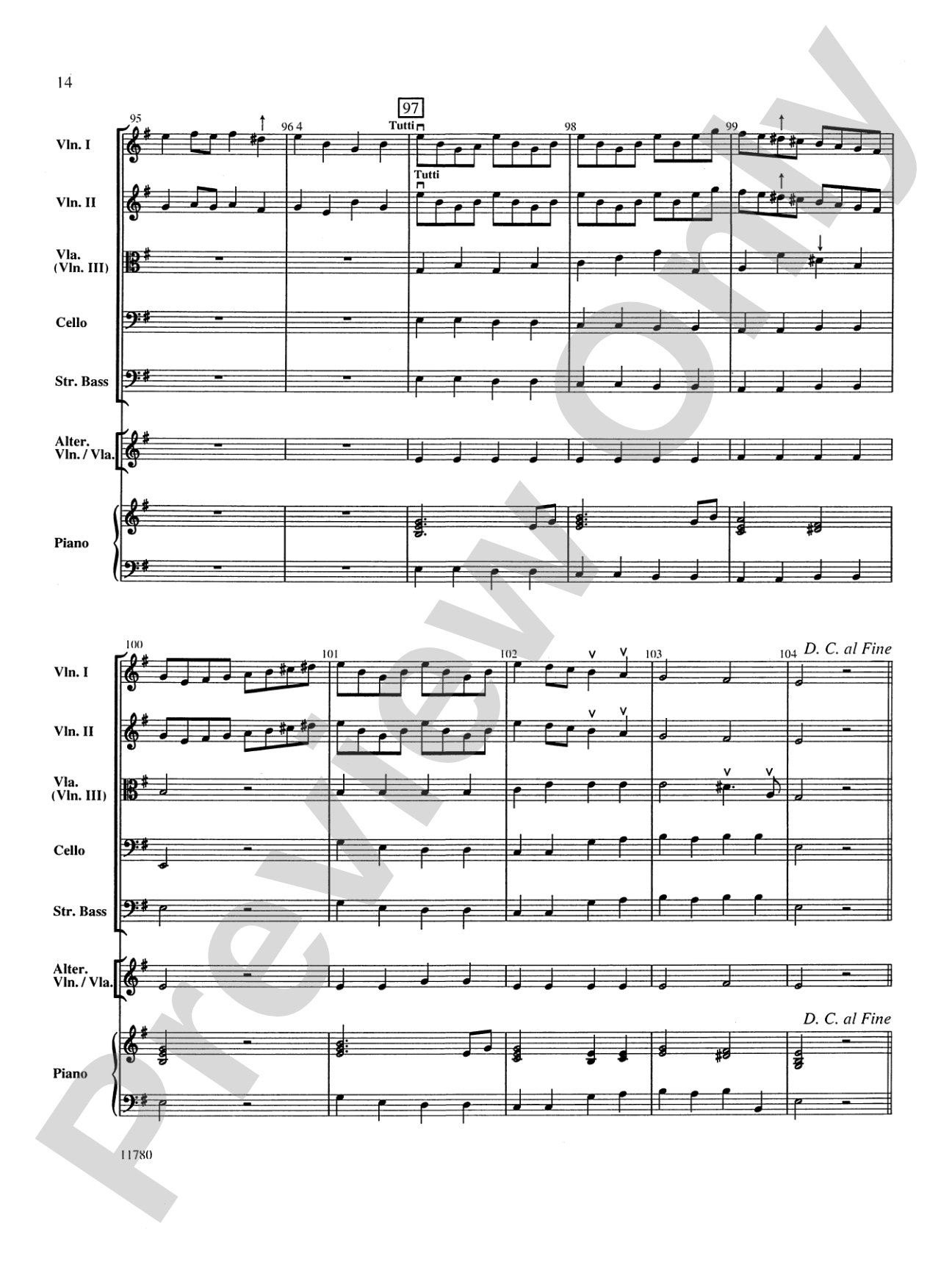 Entrance of the Queen of Sheba: String Orchestra Conductor Score & Parts