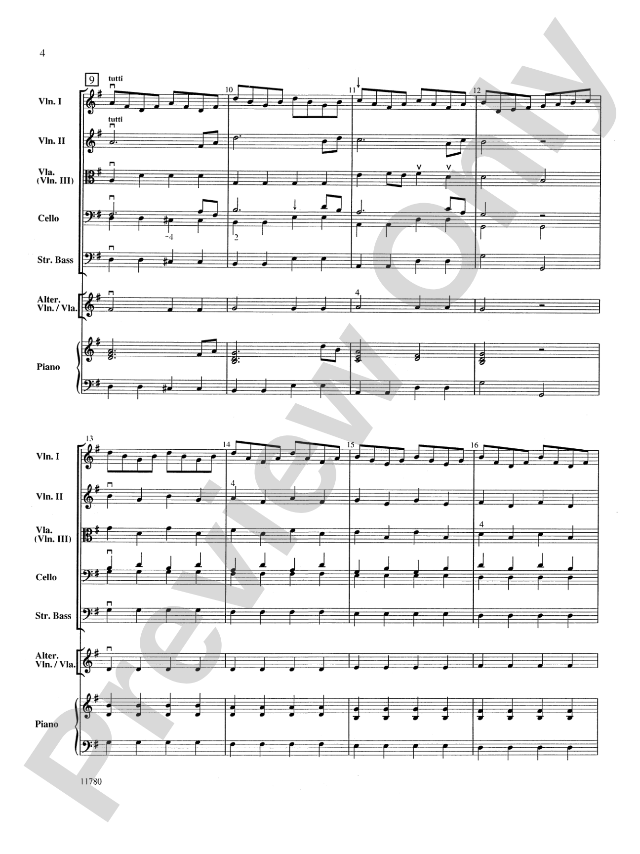 Entrance of the Queen of Sheba: String Orchestra Conductor Score & Parts