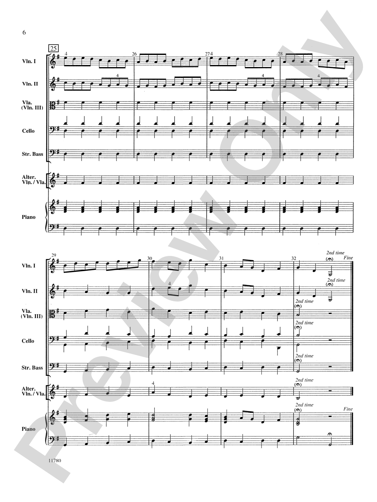 Entrance of the Queen of Sheba: String Orchestra Conductor Score & Parts