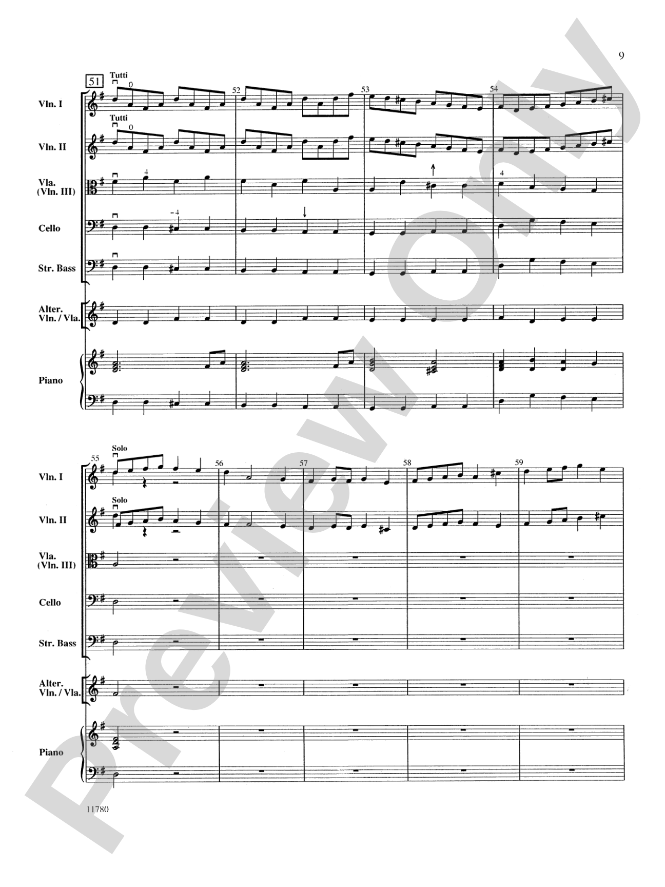 Entrance of the Queen of Sheba: String Orchestra Conductor Score & Parts