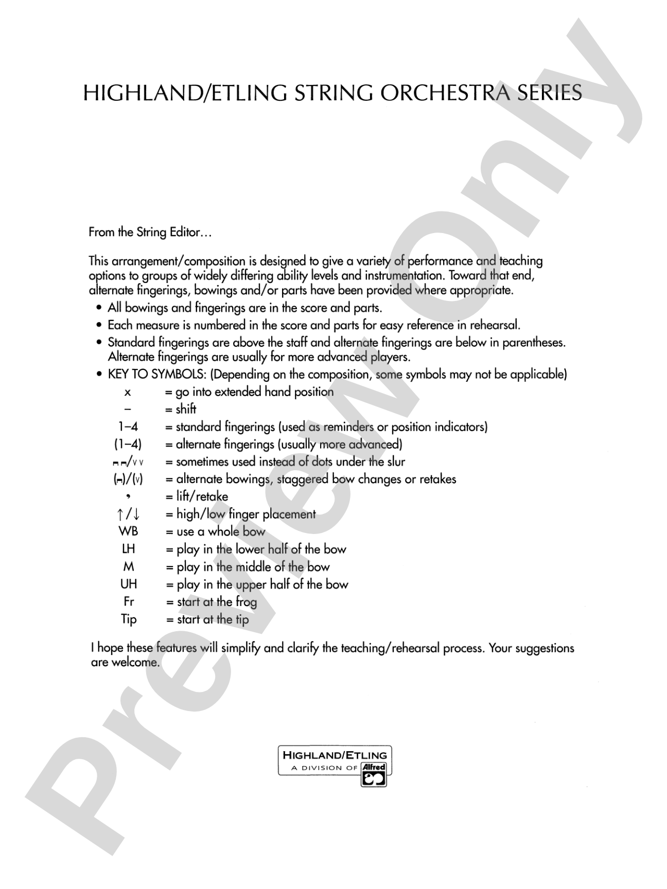 Stringtown Stroll: String Orchestra Conductor Score & Parts