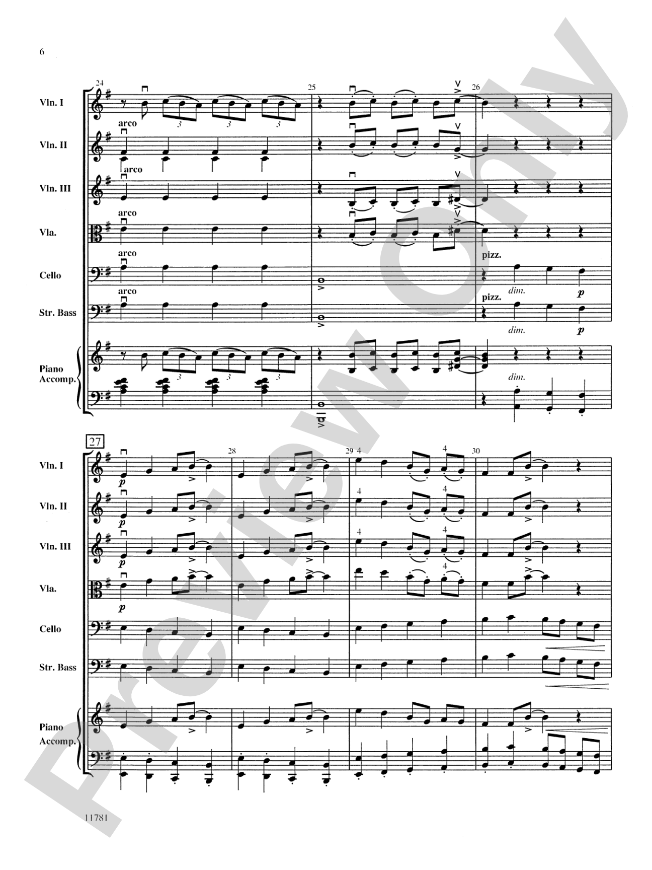 Stringtown Stroll: String Orchestra Conductor Score & Parts