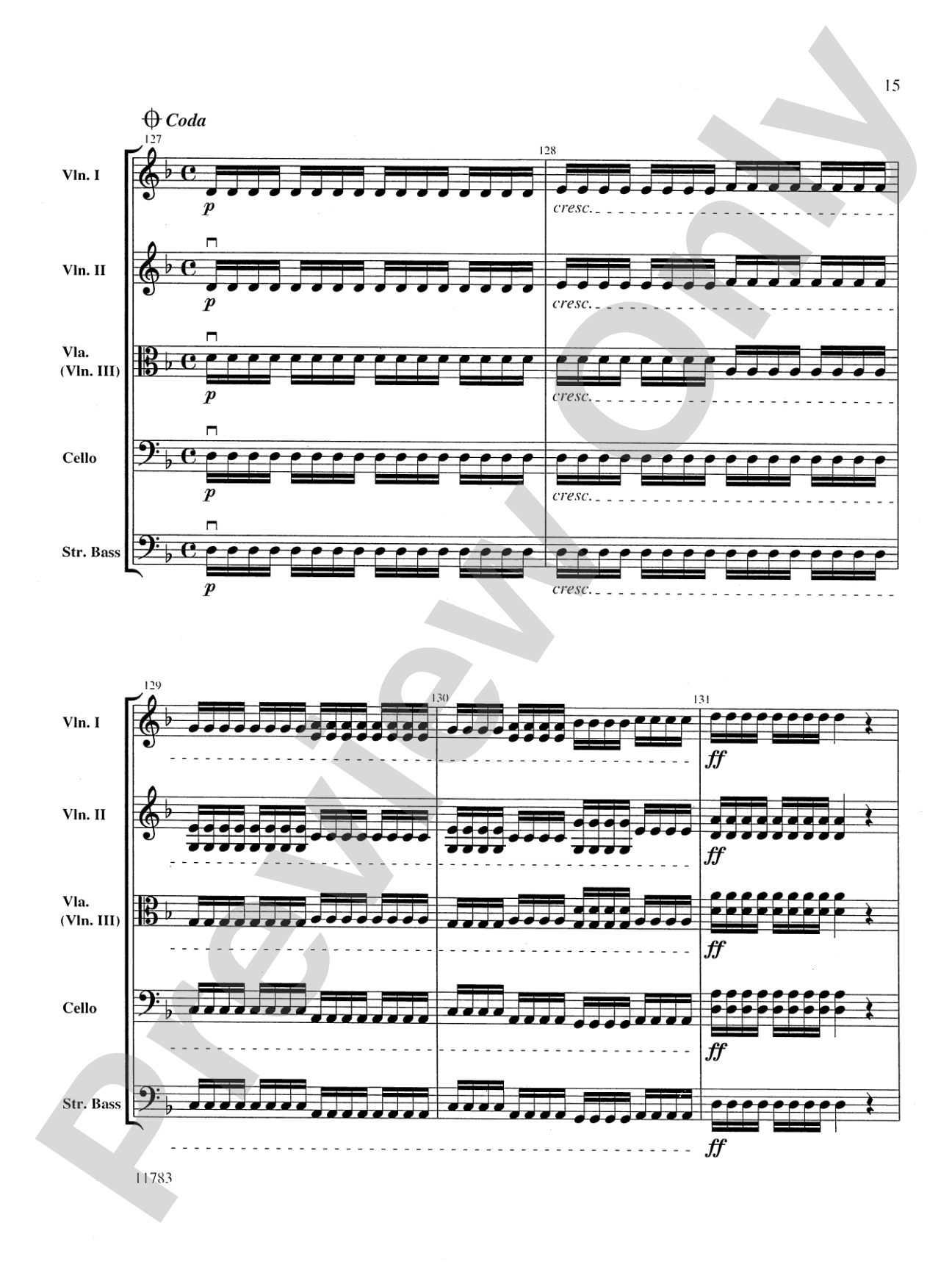 Arlington Sketches: String Orchestra Conductor Score & Parts