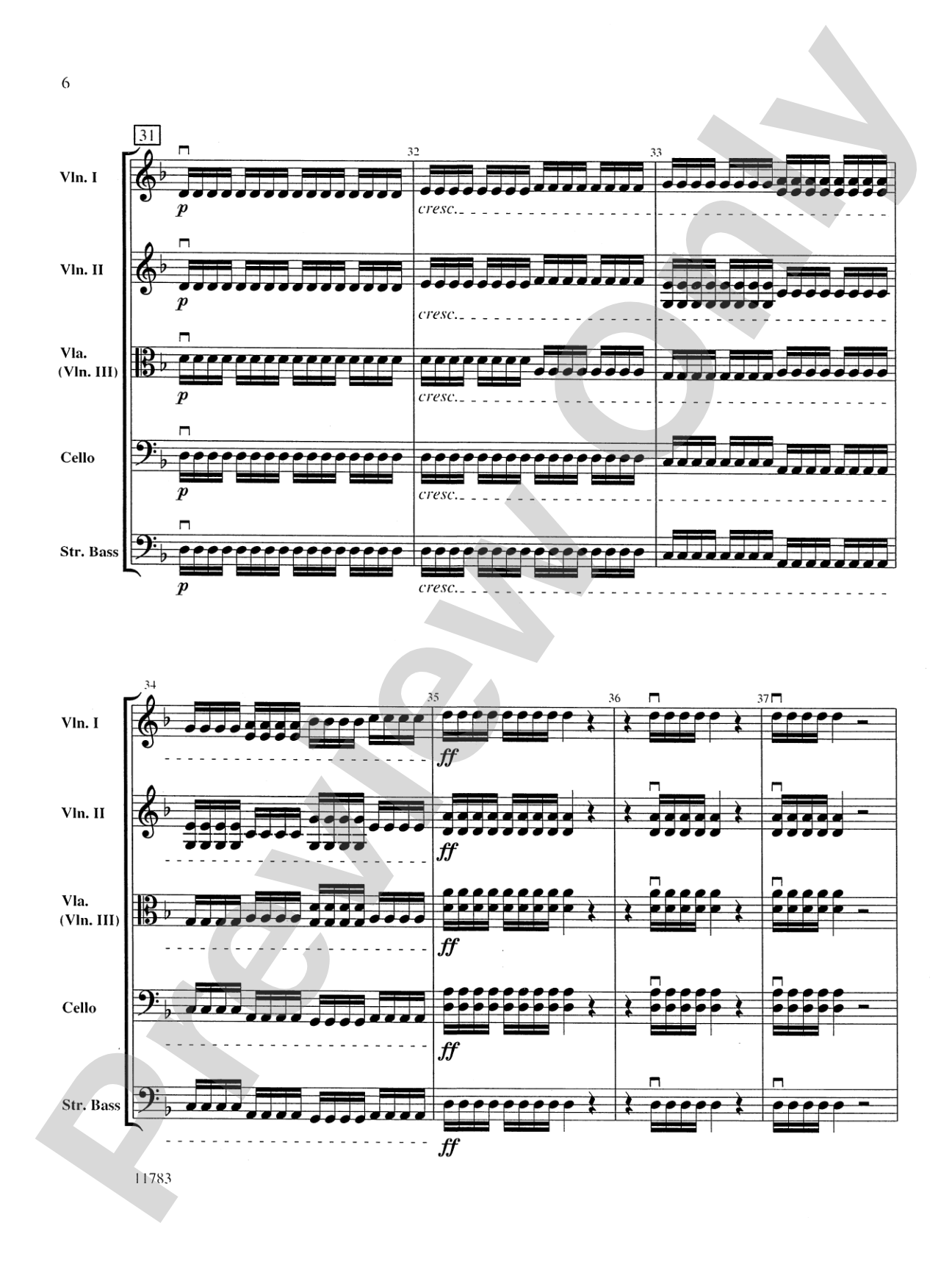 Arlington Sketches: String Orchestra Conductor Score & Parts