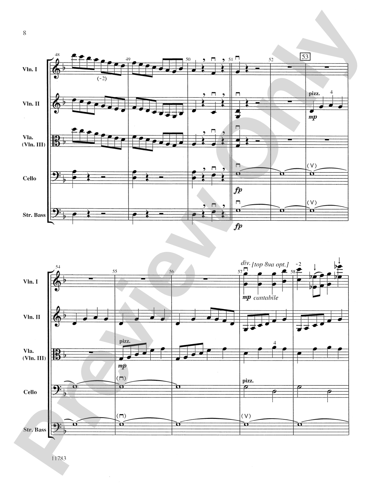 Arlington Sketches: String Orchestra Conductor Score & Parts