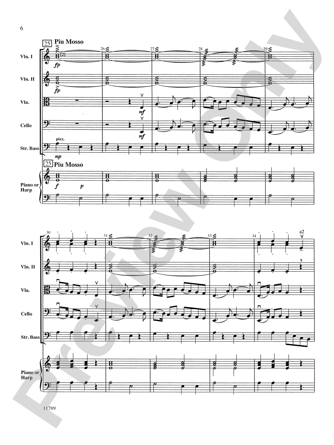 Fantasia on an Original Theme: String Orchestra Conductor Score & Parts