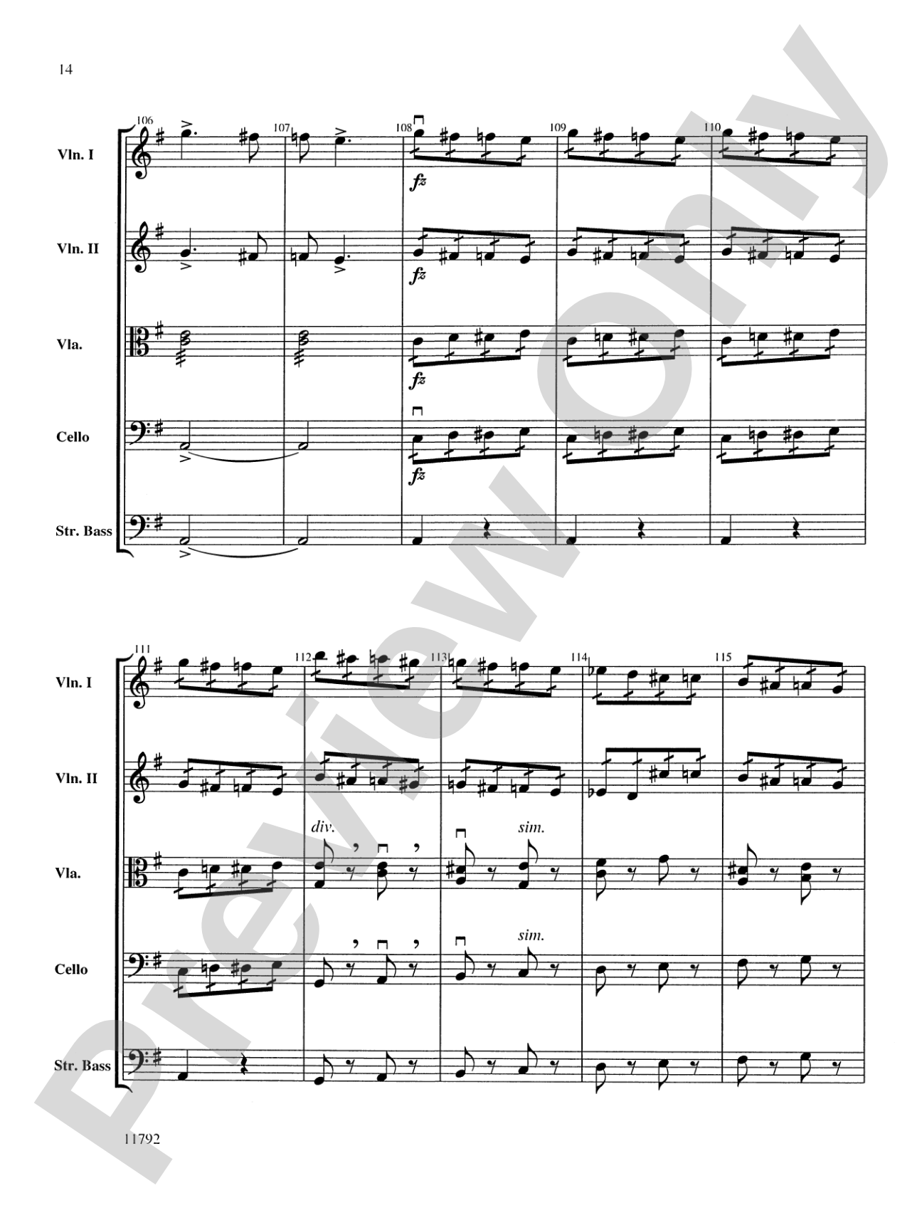 New World Symphony: String Orchestra Conductor Score & Parts