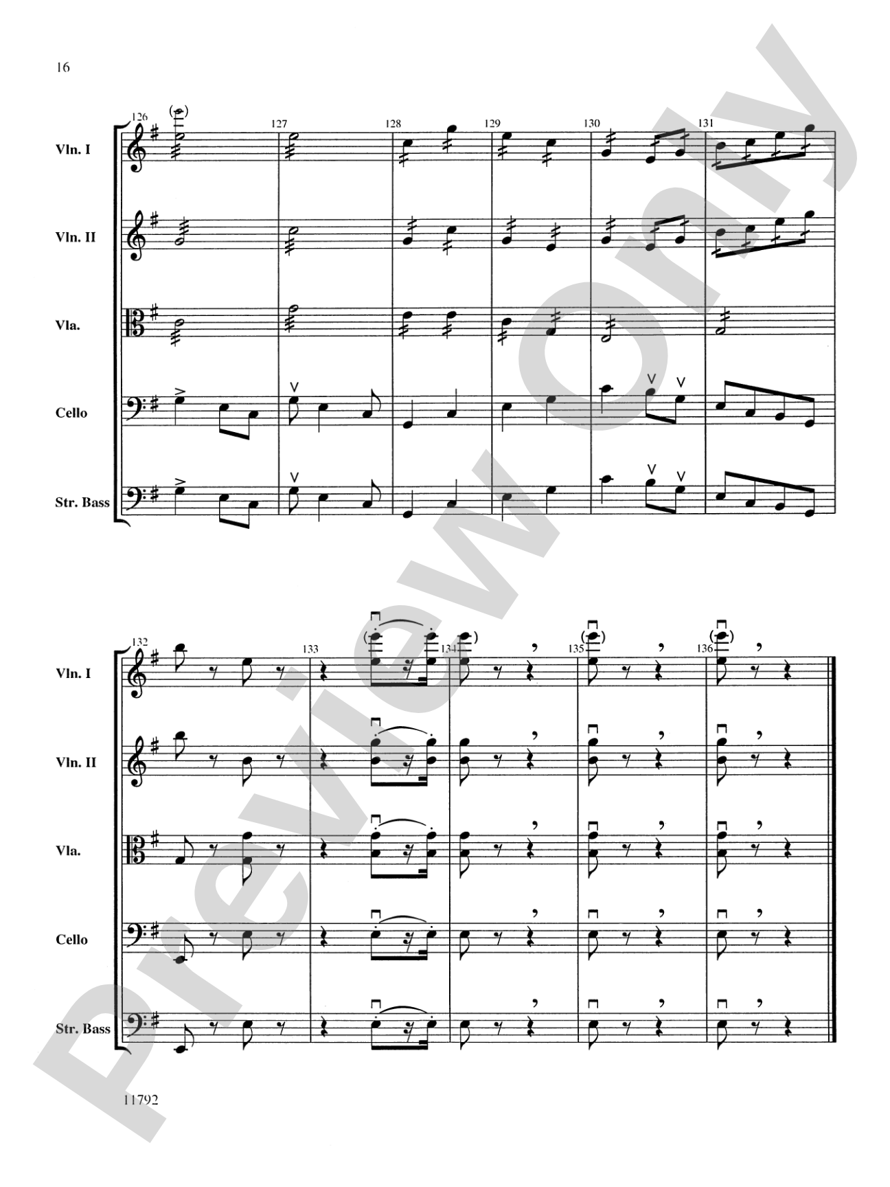 New World Symphony: String Orchestra Conductor Score & Parts
