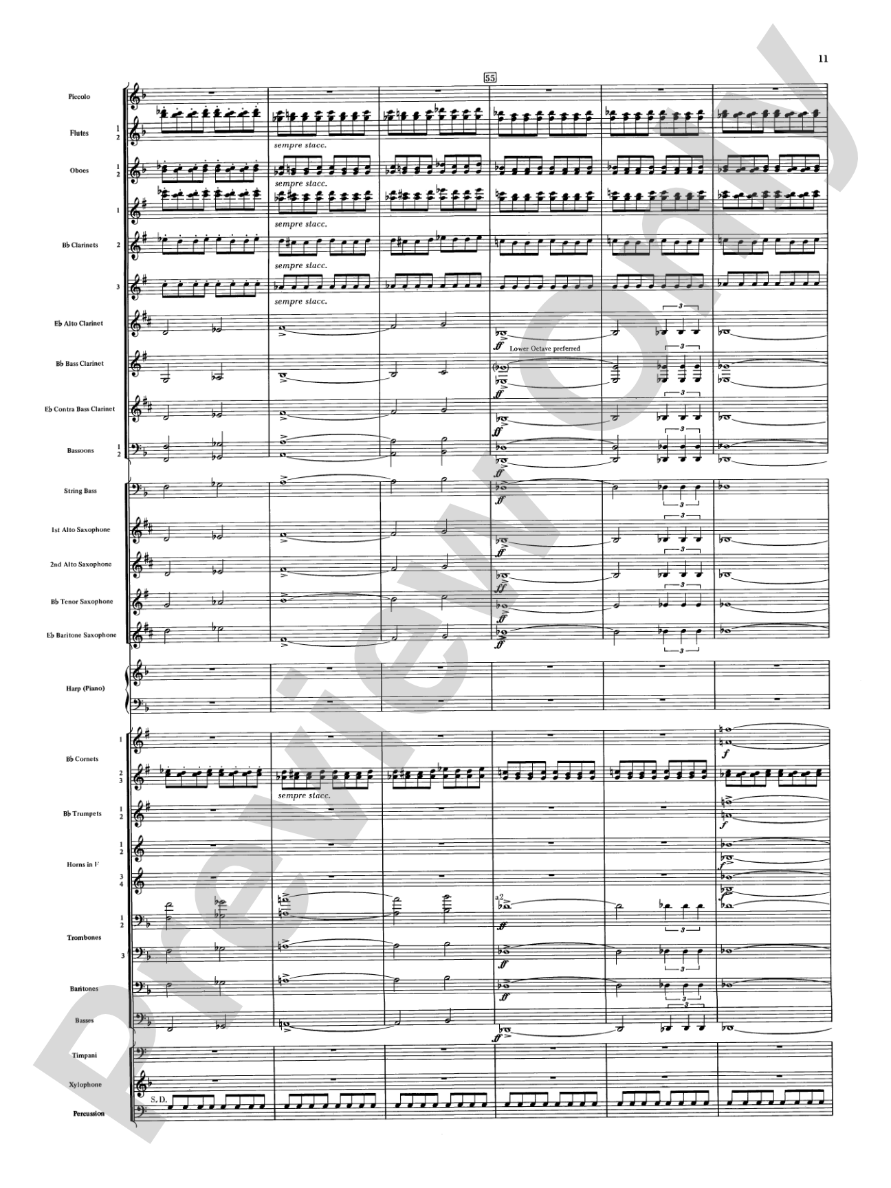Night on Bald Mountain: Concert Band Conductor Score & Parts
